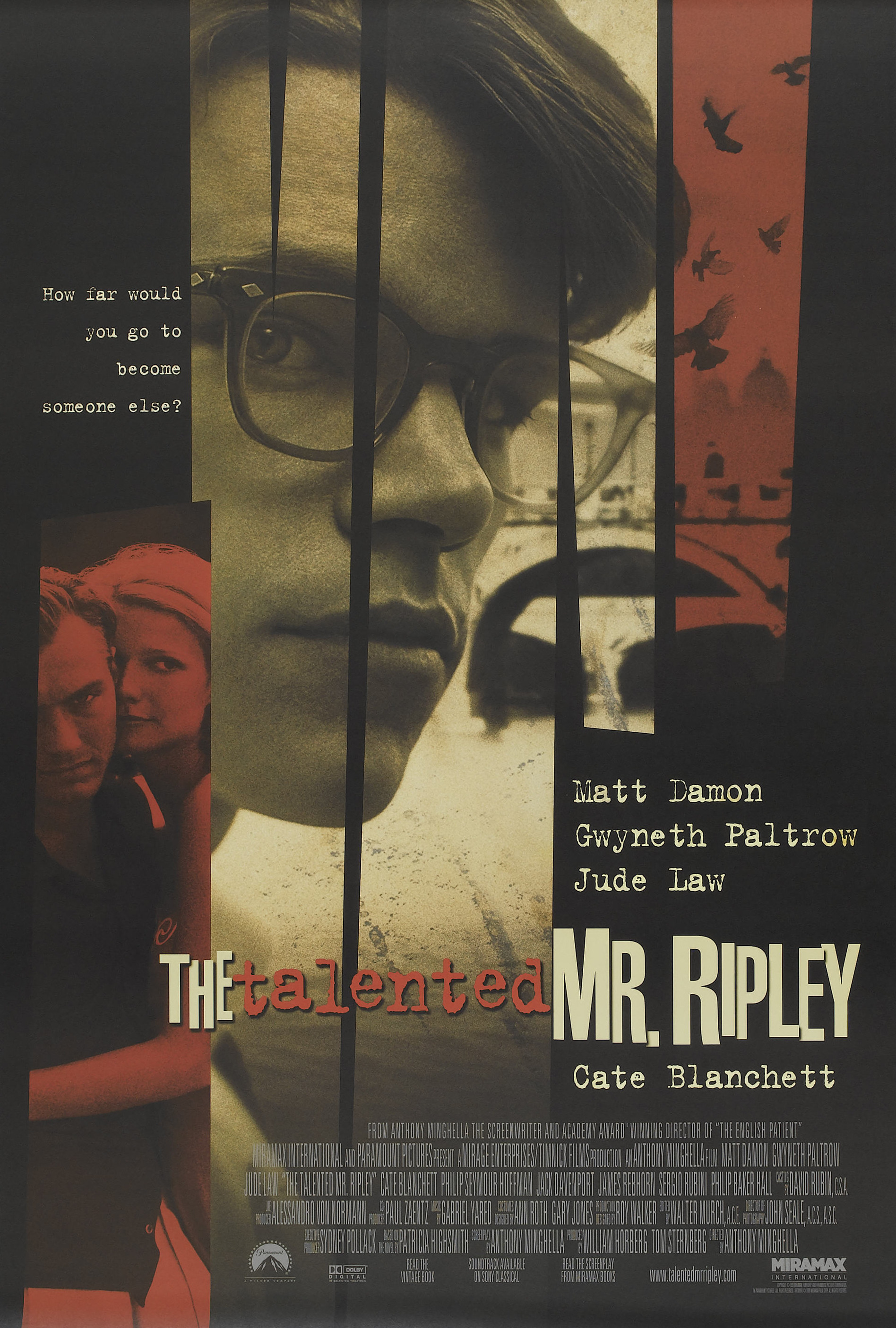 Mega Sized Movie Poster Image for The Talented Mr. Ripley (#3 of 3)