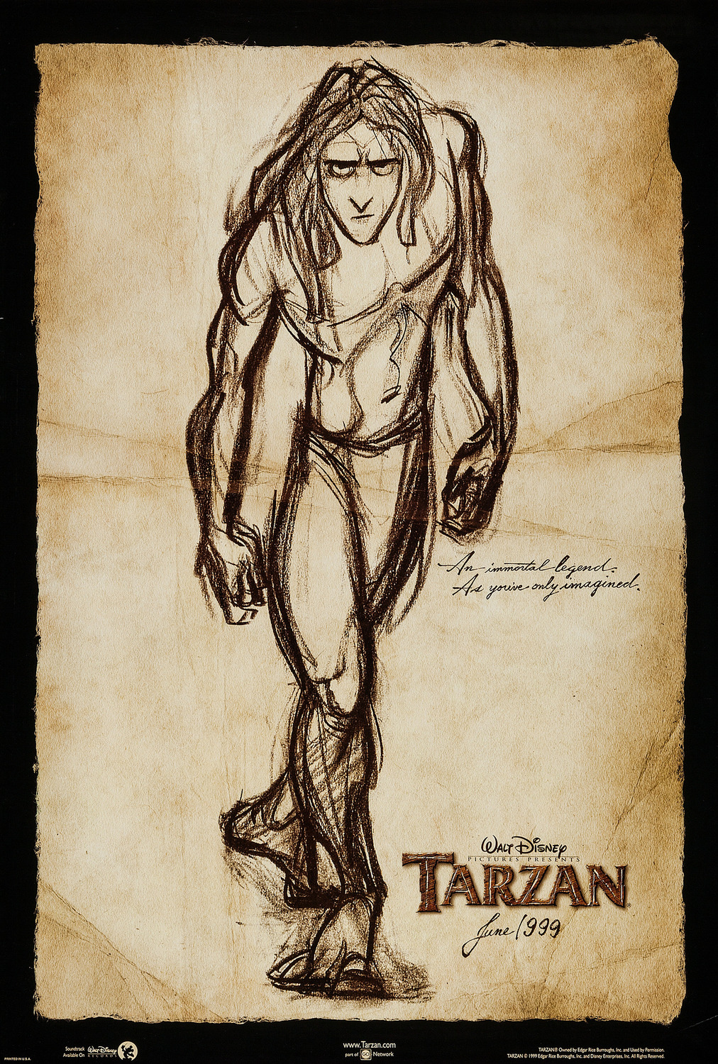 Extra Large Movie Poster Image for Tarzan (#1 of 4)