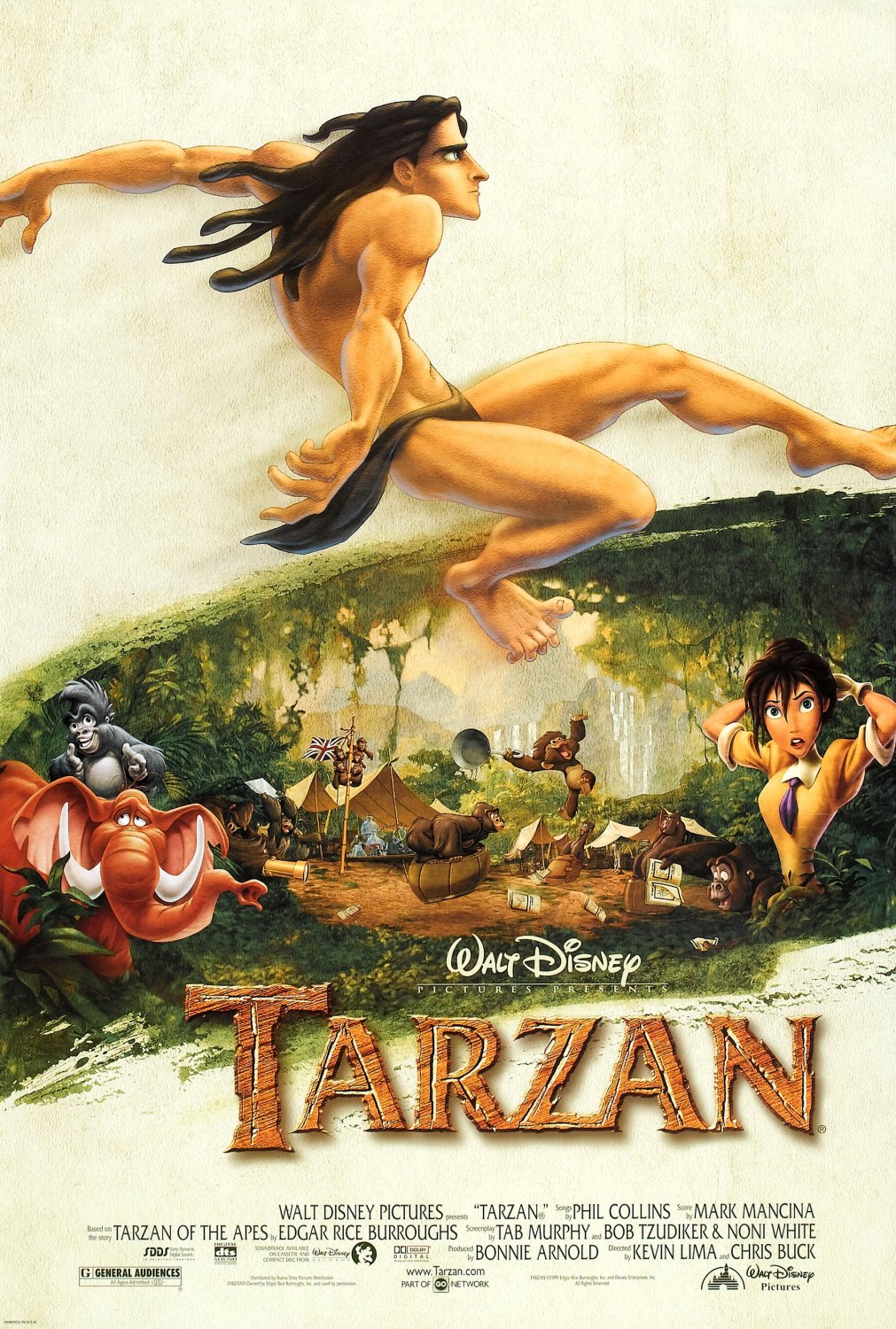 Image result for tarzan disney poster