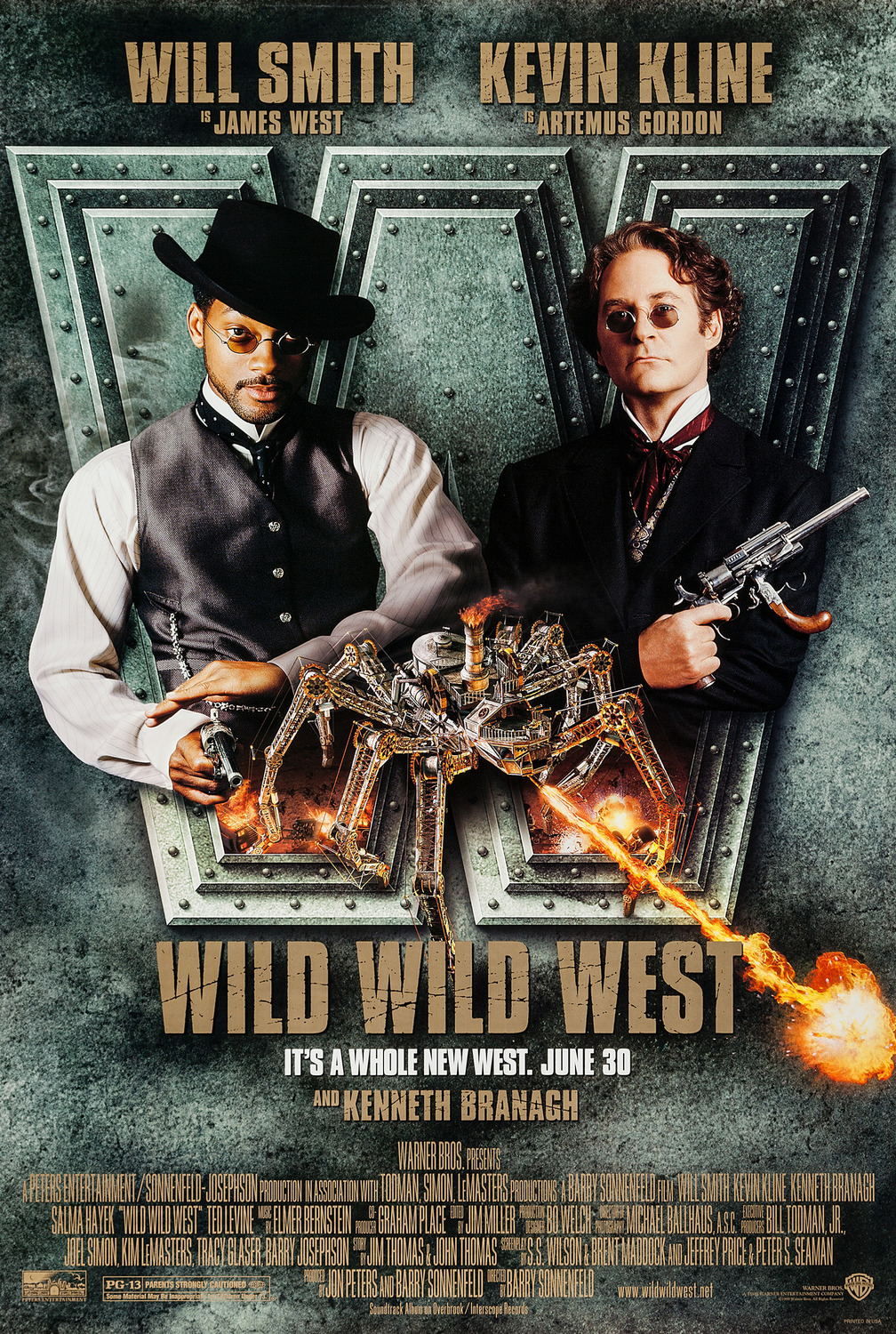 Extra Large Movie Poster Image for Wild Wild West (#2 of 4)