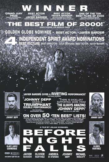 Before Night Falls Movie Poster