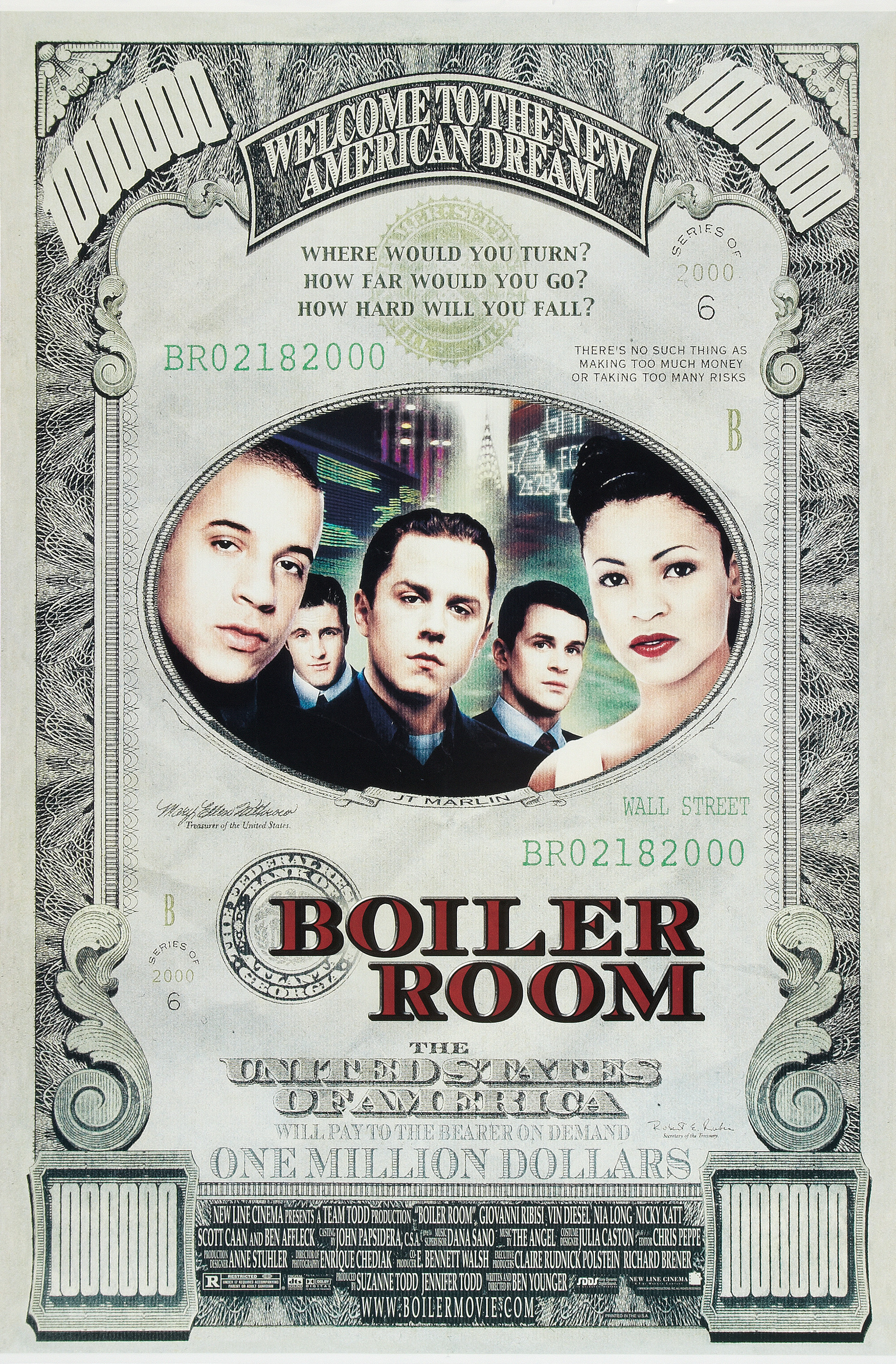 Mega Sized Movie Poster Image for Boiler Room (#3 of 3)