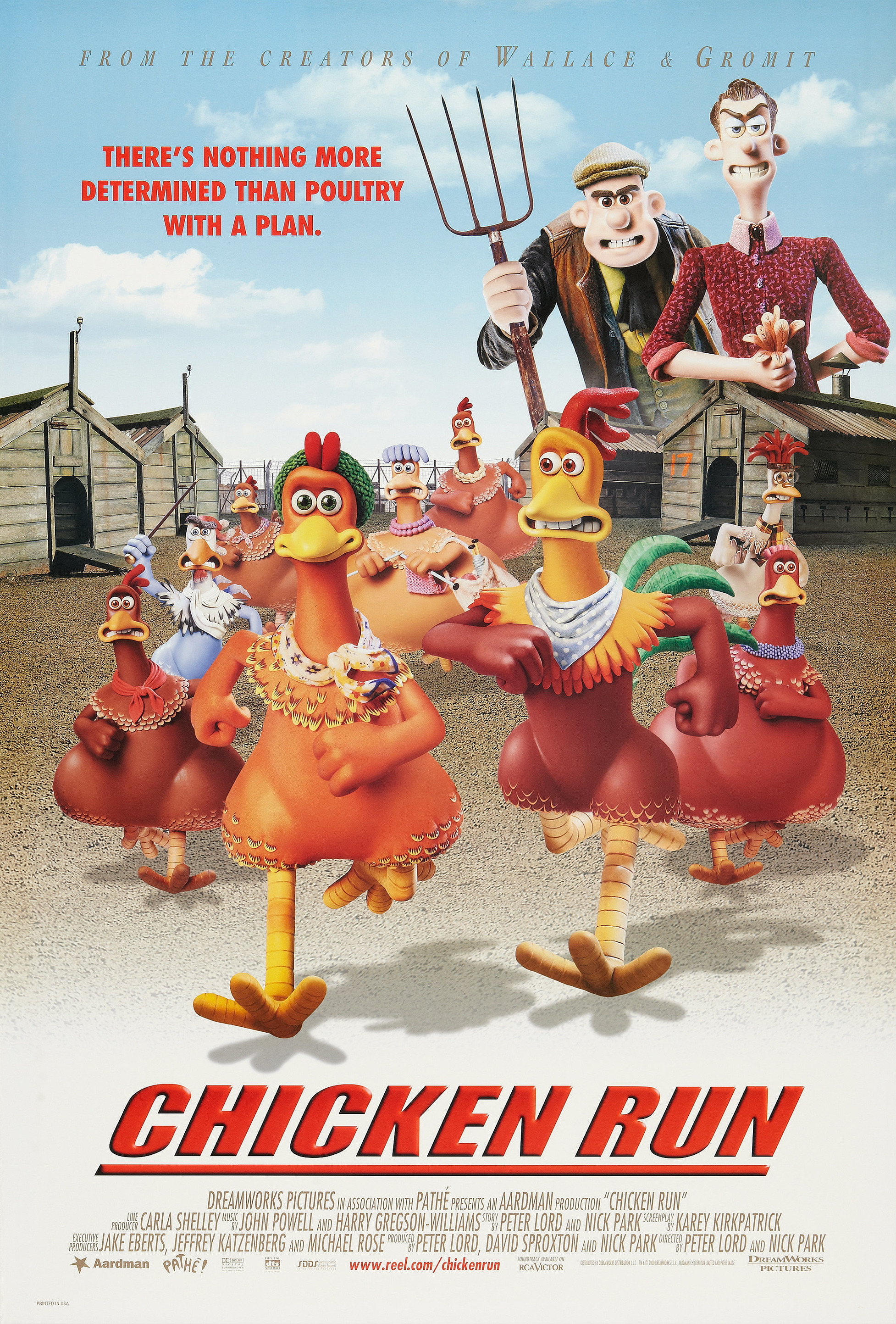 Mega Sized Movie Poster Image for Chicken Run (#2 of 11)