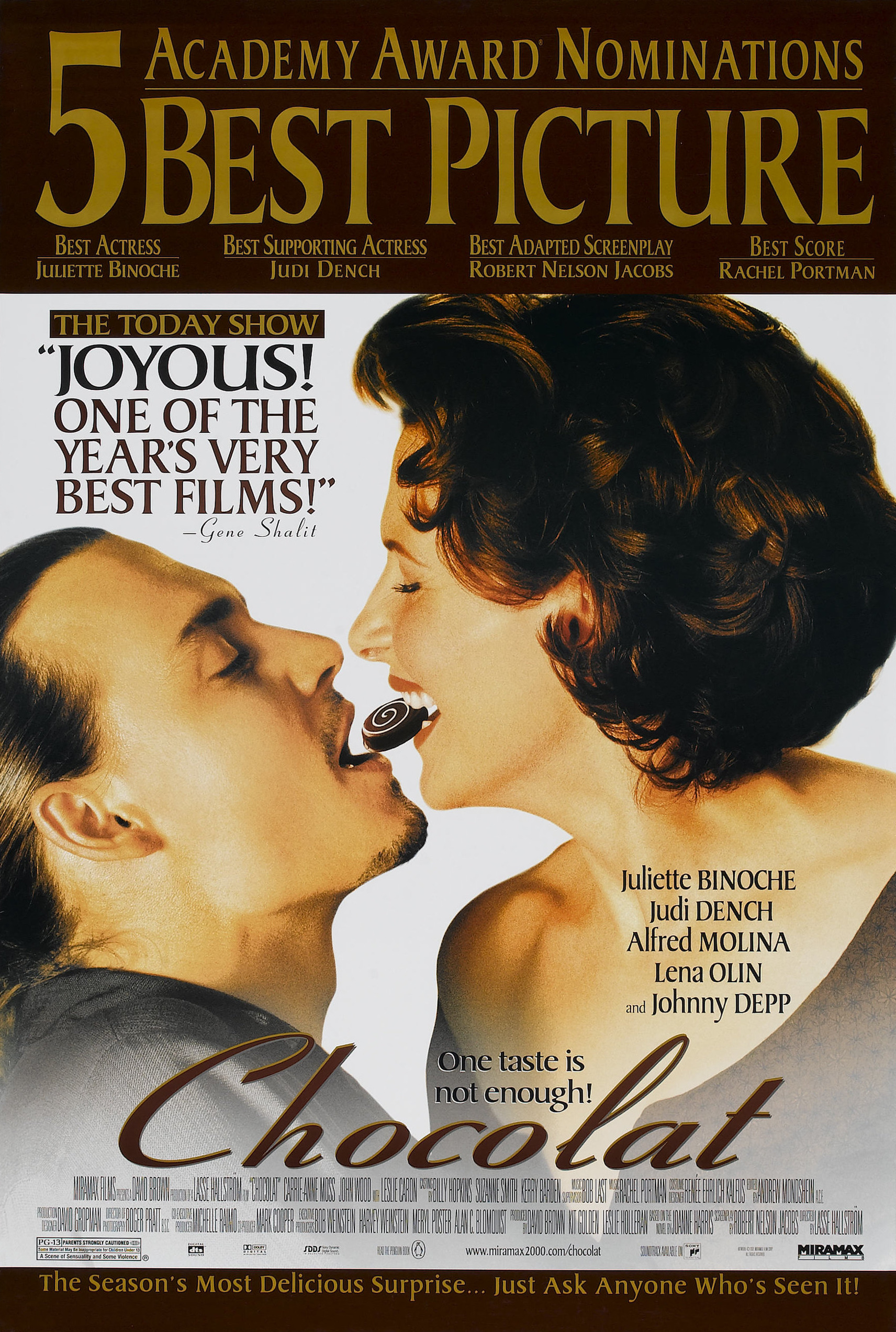 Mega Sized Movie Poster Image for Chocolat (#3 of 3)