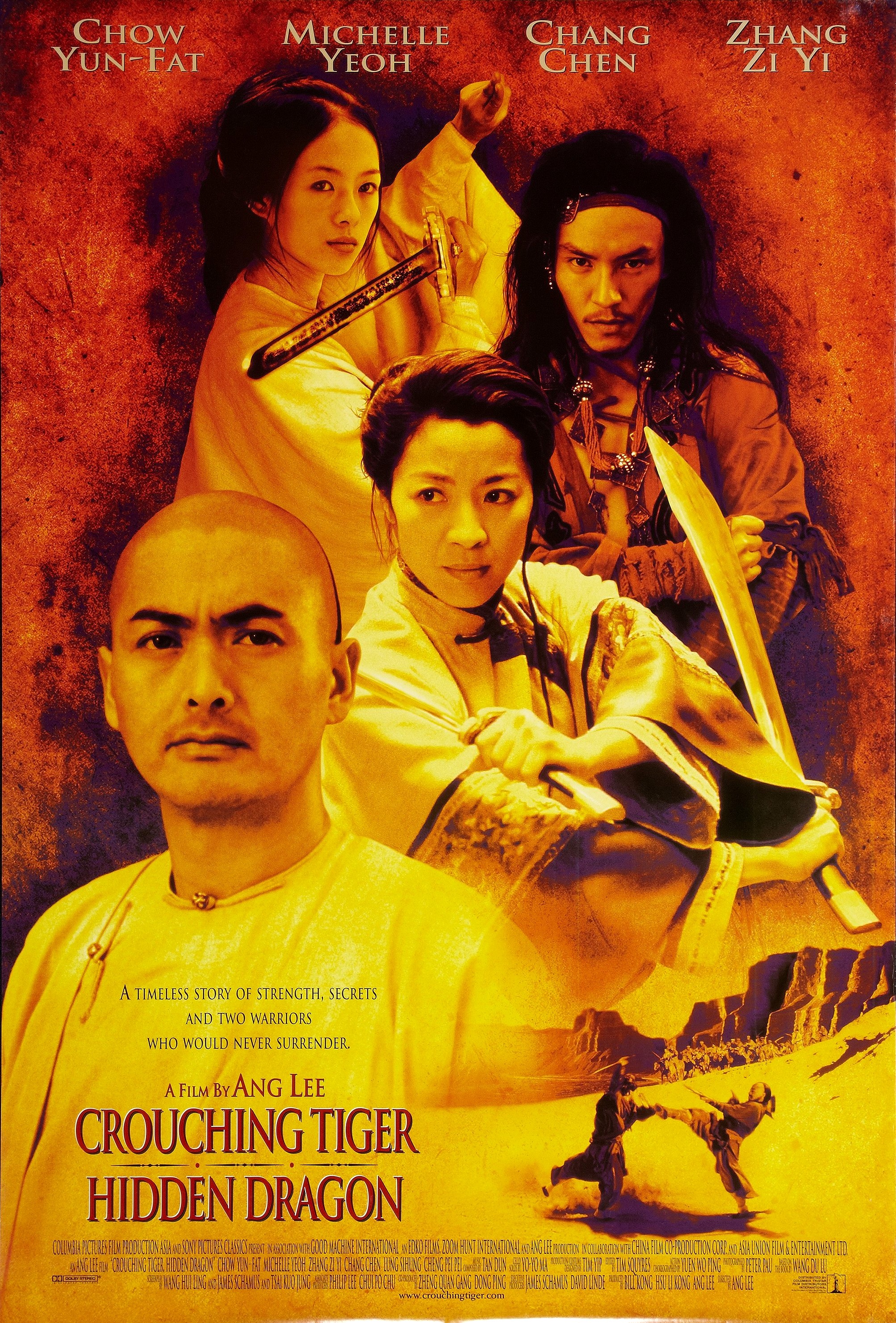 Mega Sized Movie Poster Image for Crouching Tiger Hidden Dragon (#2 of 5)