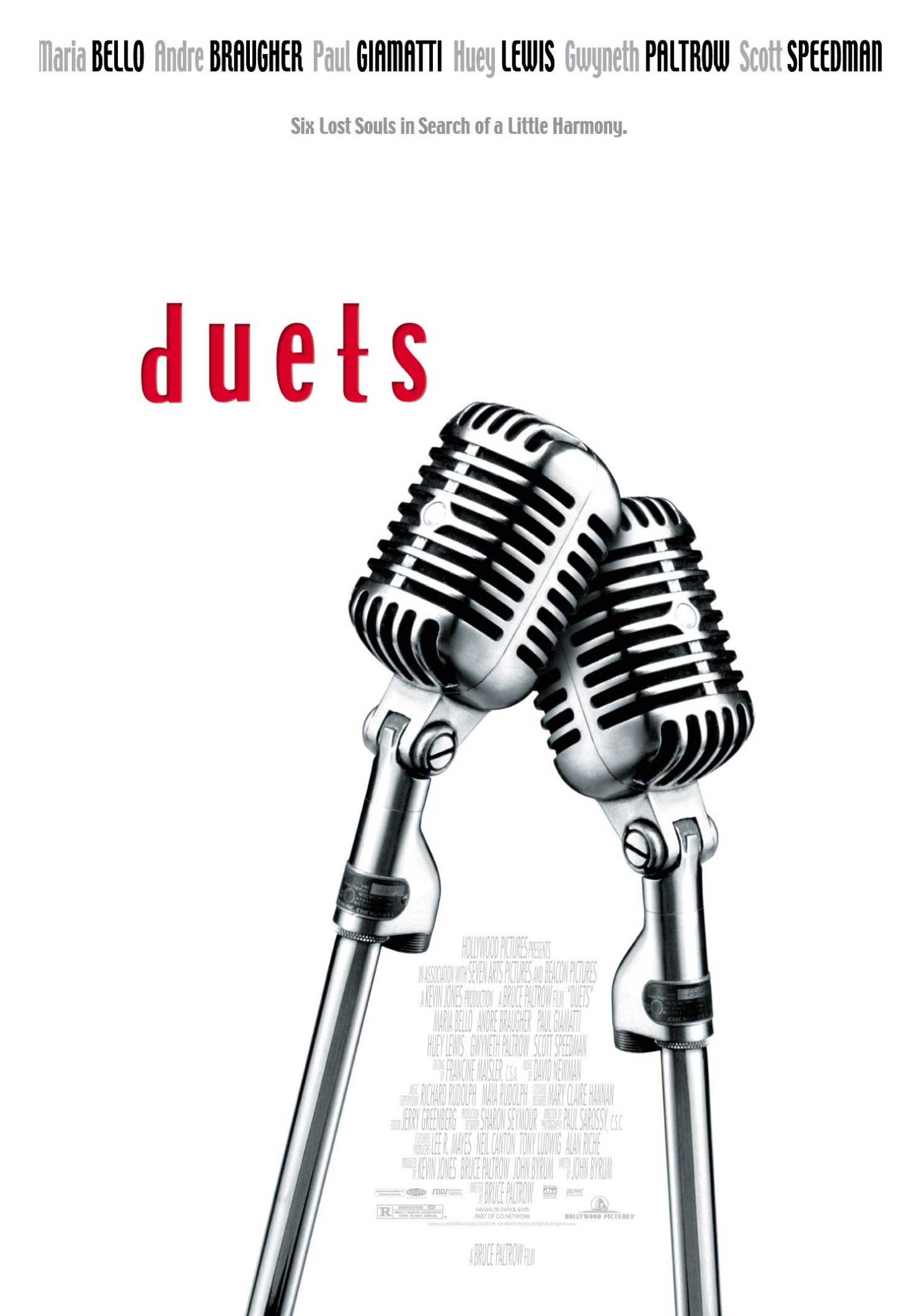 Mega Sized Movie Poster Image for Duets (#1 of 2)