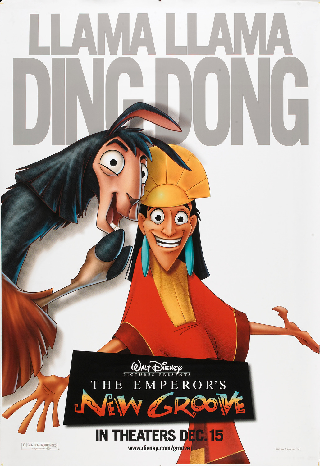 Extra Large Movie Poster Image for The Emperor's New Groove (#4 of 6)