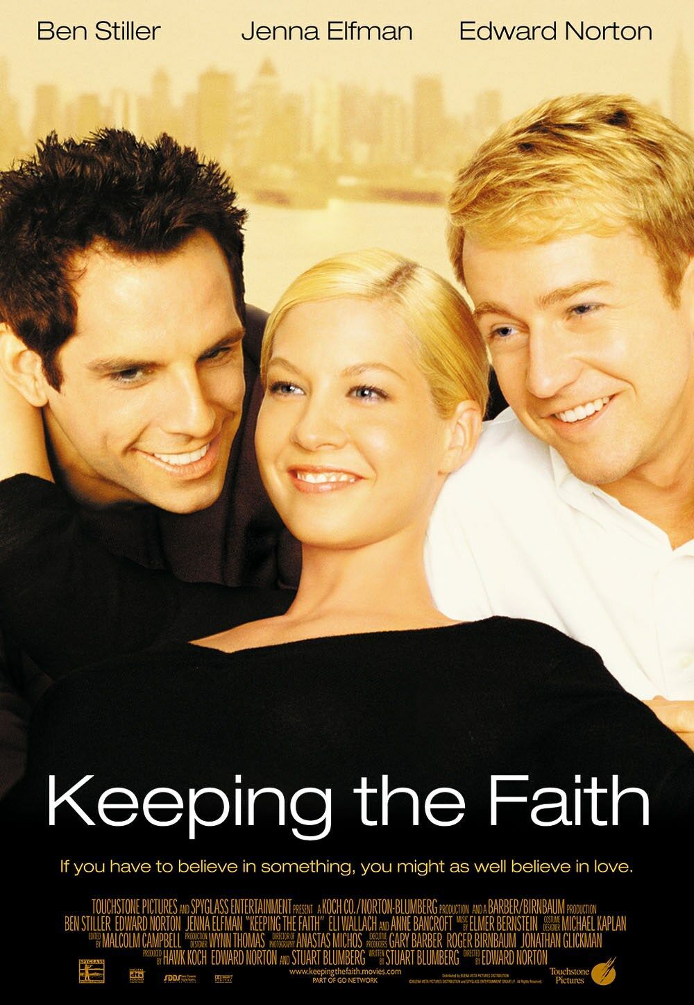 Extra Large Movie Poster Image for Keeping the Faith 