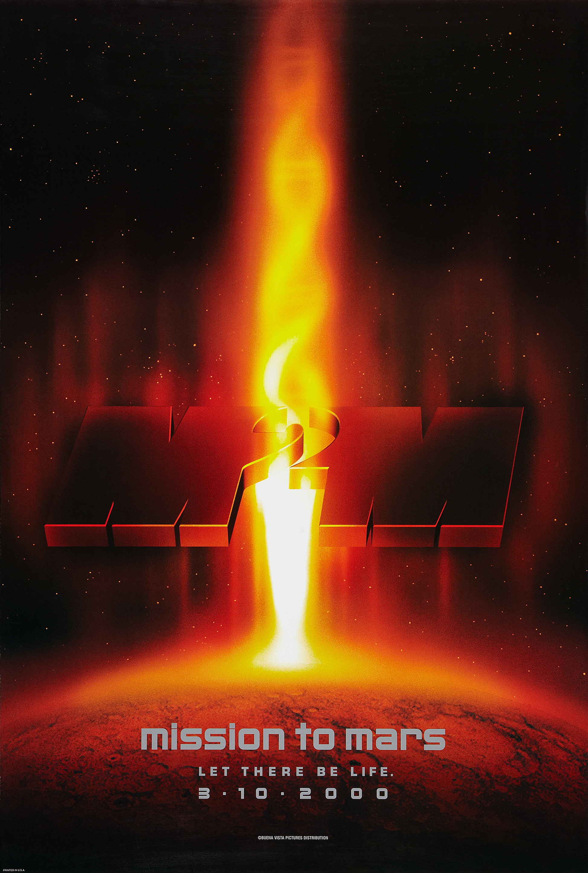 Mega Sized Movie Poster Image for Mission to Mars (#2 of 2)