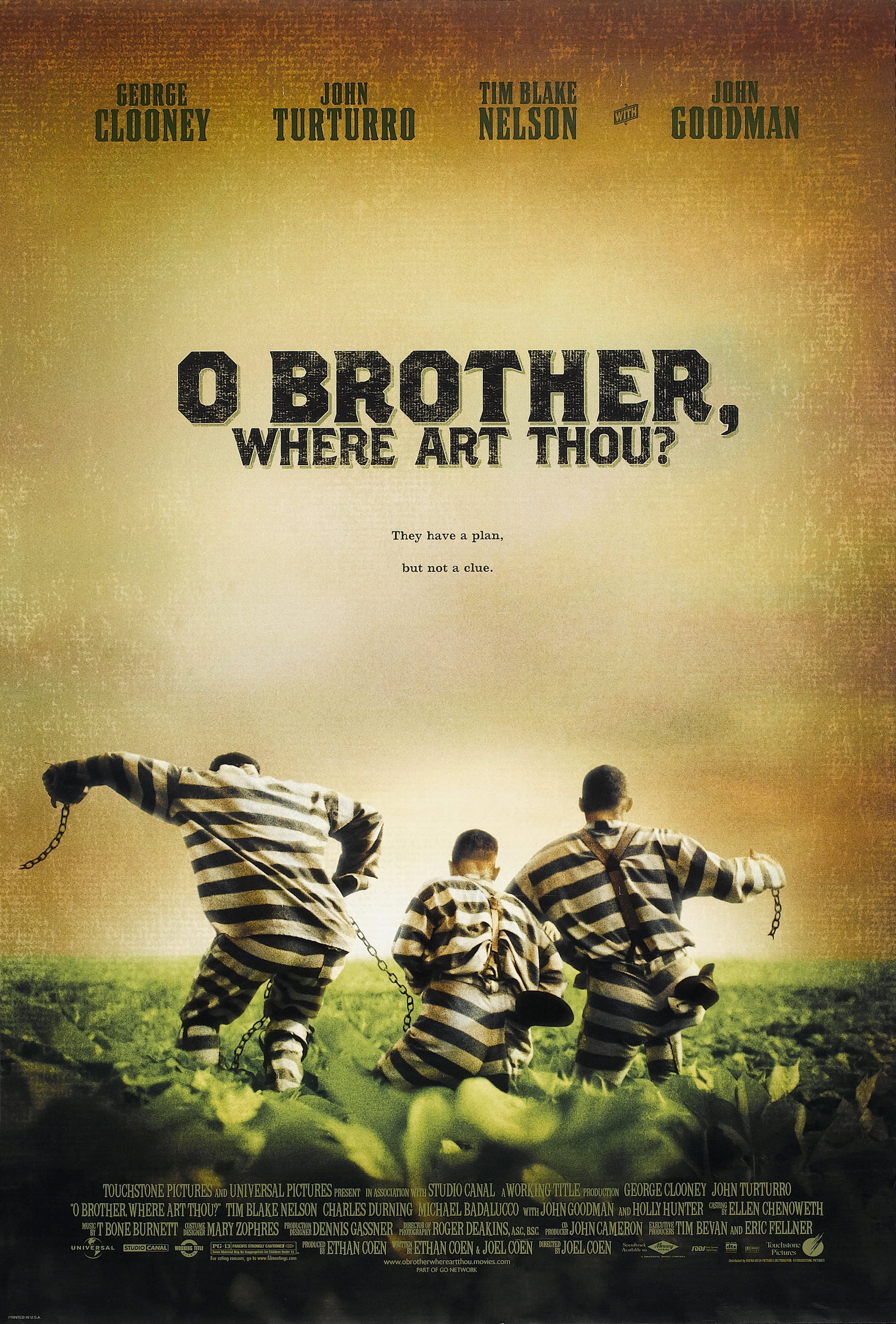 Mega Sized Movie Poster Image for O Brother, Where Art Thou? (#1 of 2)