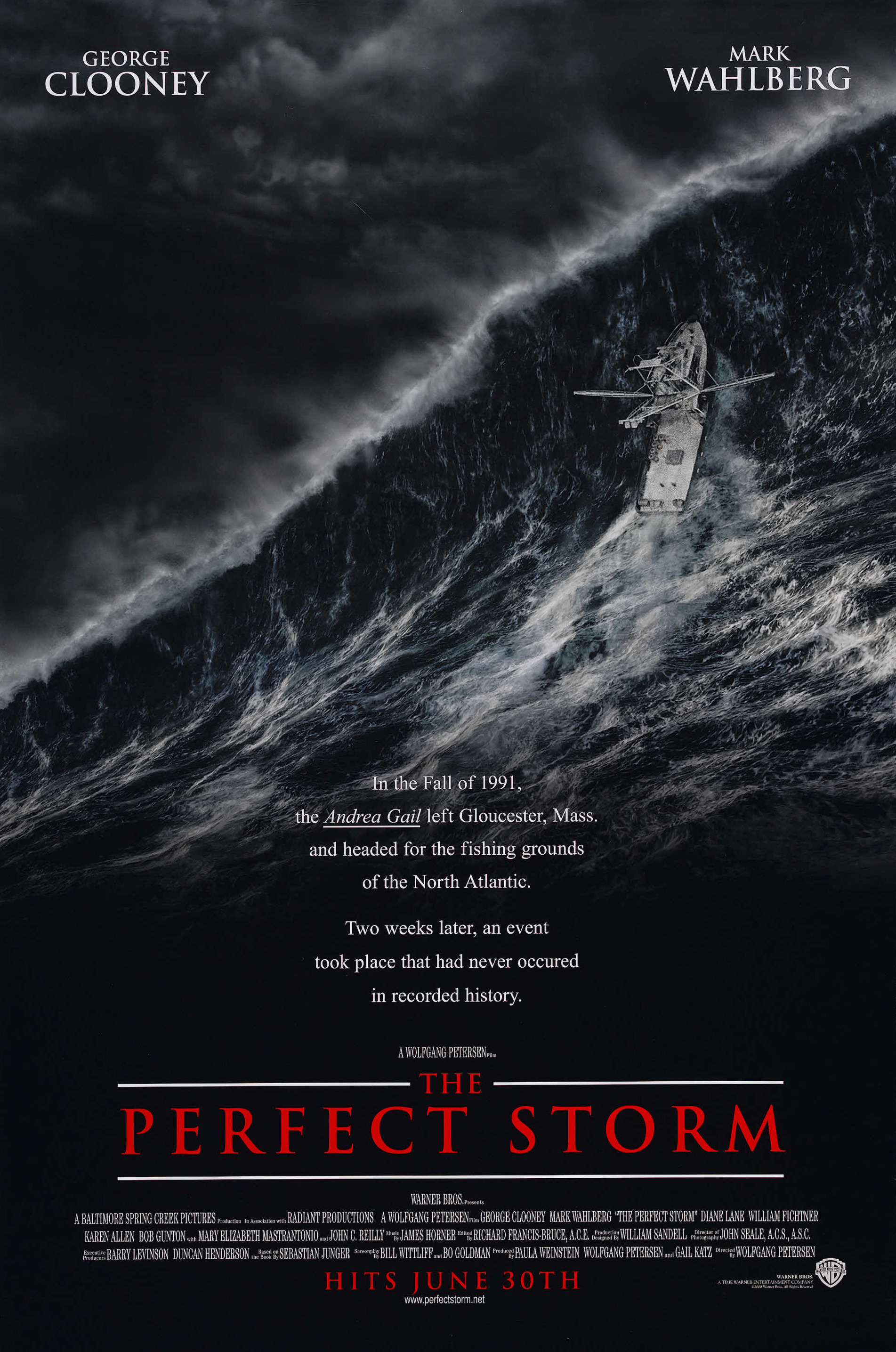 Mega Sized Movie Poster Image for The Perfect Storm (#1 of 2)