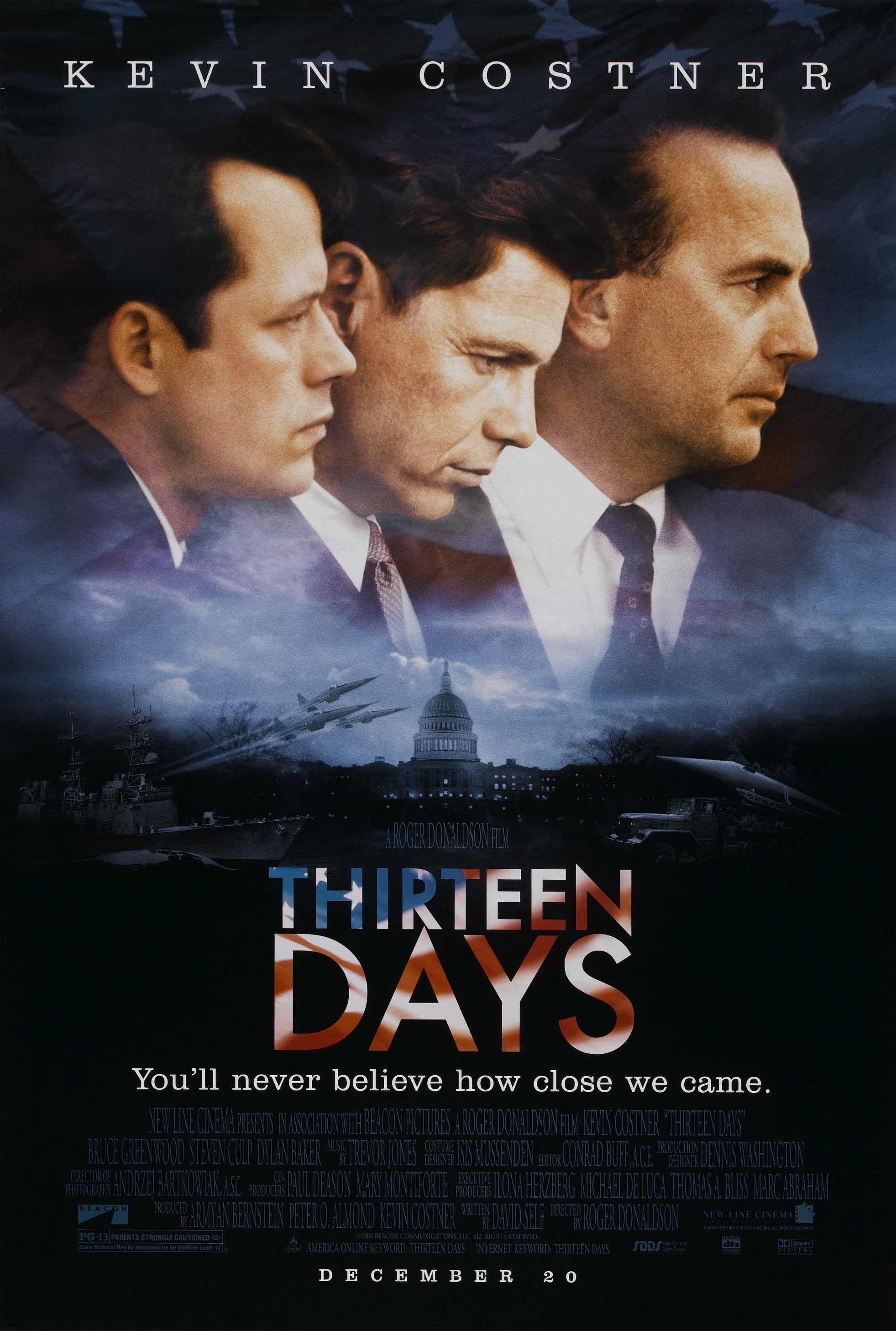 Mega Sized Movie Poster Image for Thirteen Days 