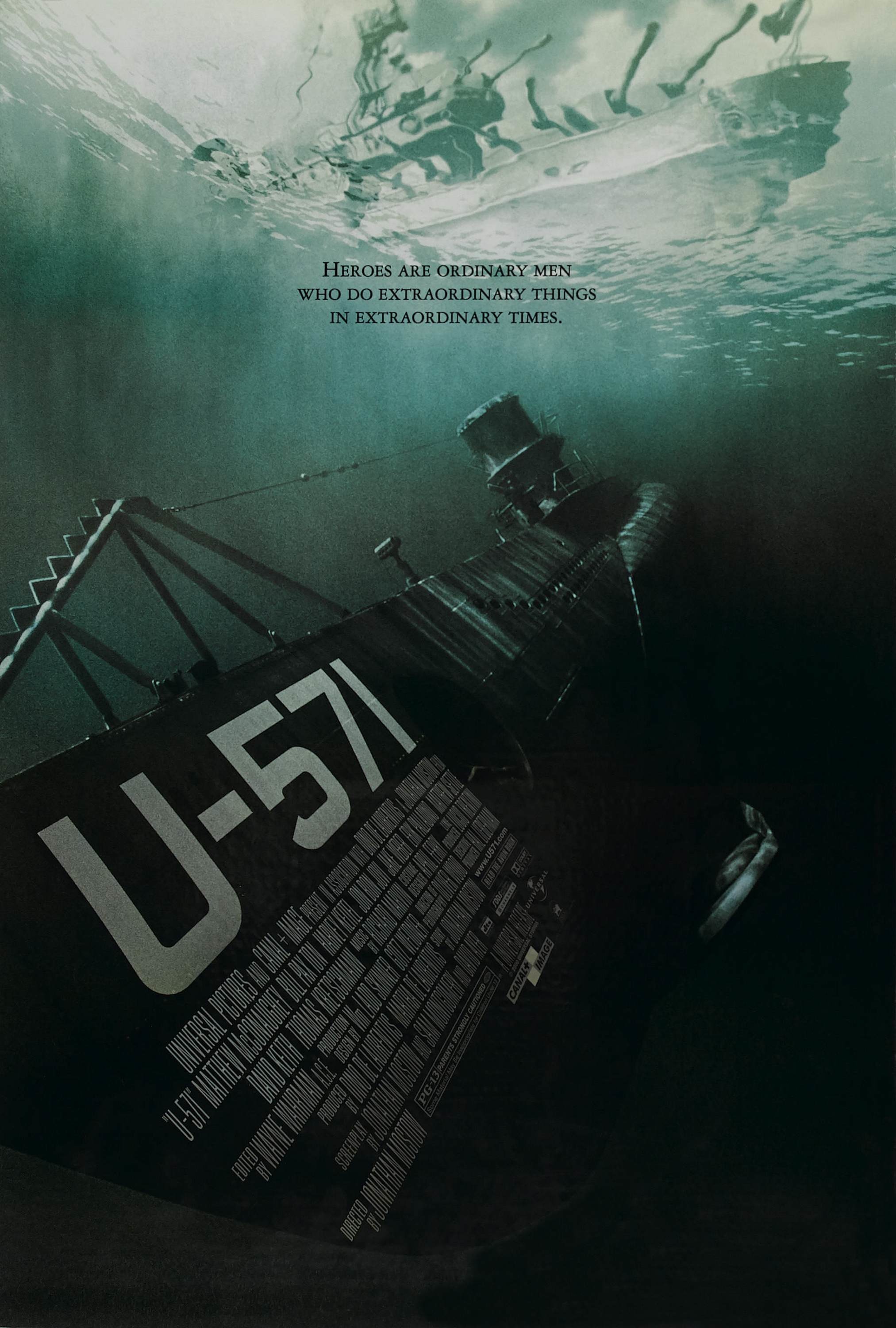 Mega Sized Movie Poster Image for U-571 (#2 of 2)