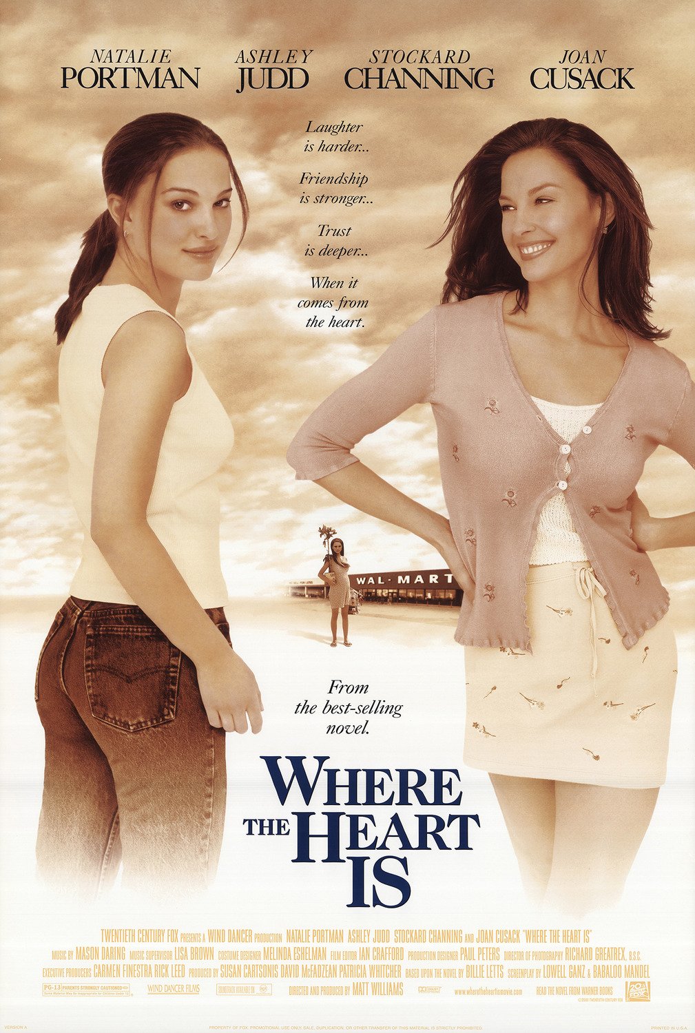 Extra Large Movie Poster Image for Where the Heart Is 