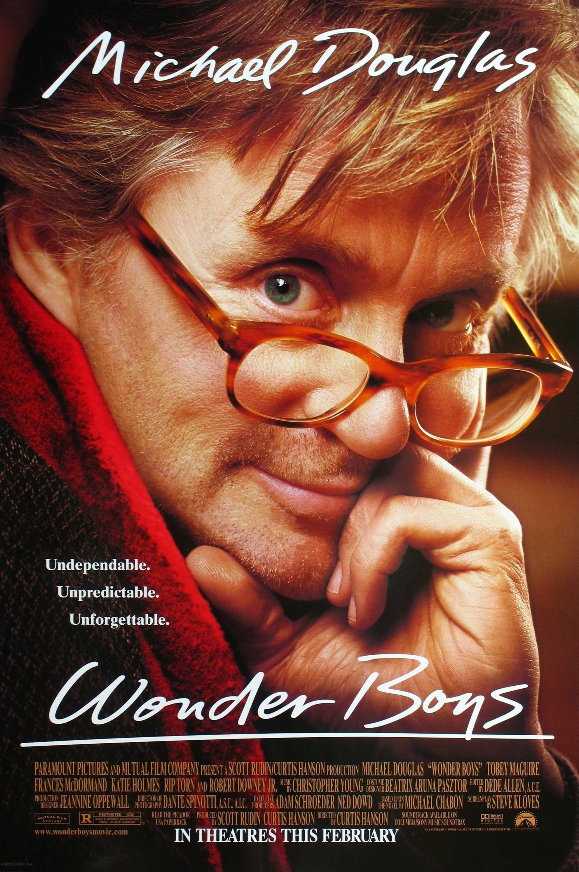 Mega Sized Movie Poster Image for Wonder Boys (#2 of 4)