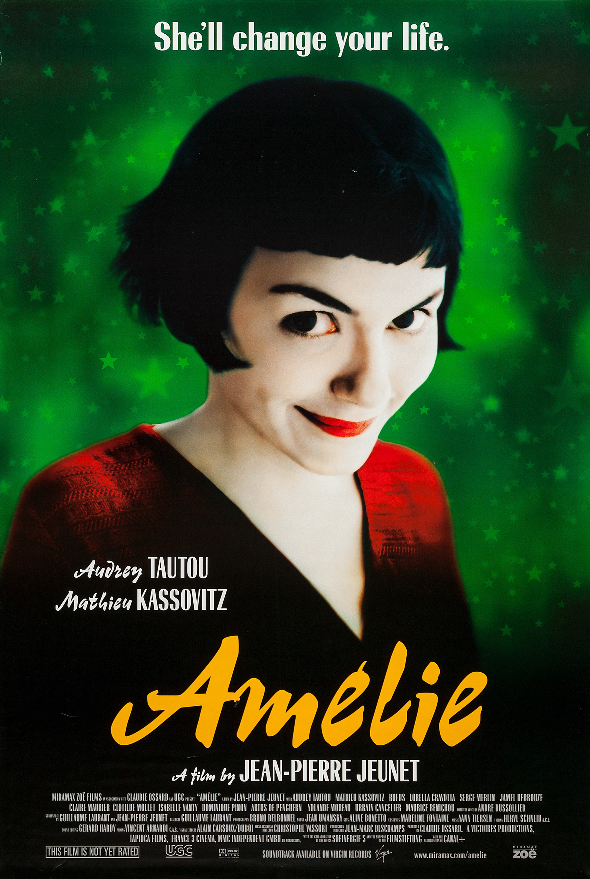Mega Sized Movie Poster Image for Amelie (#1 of 4)