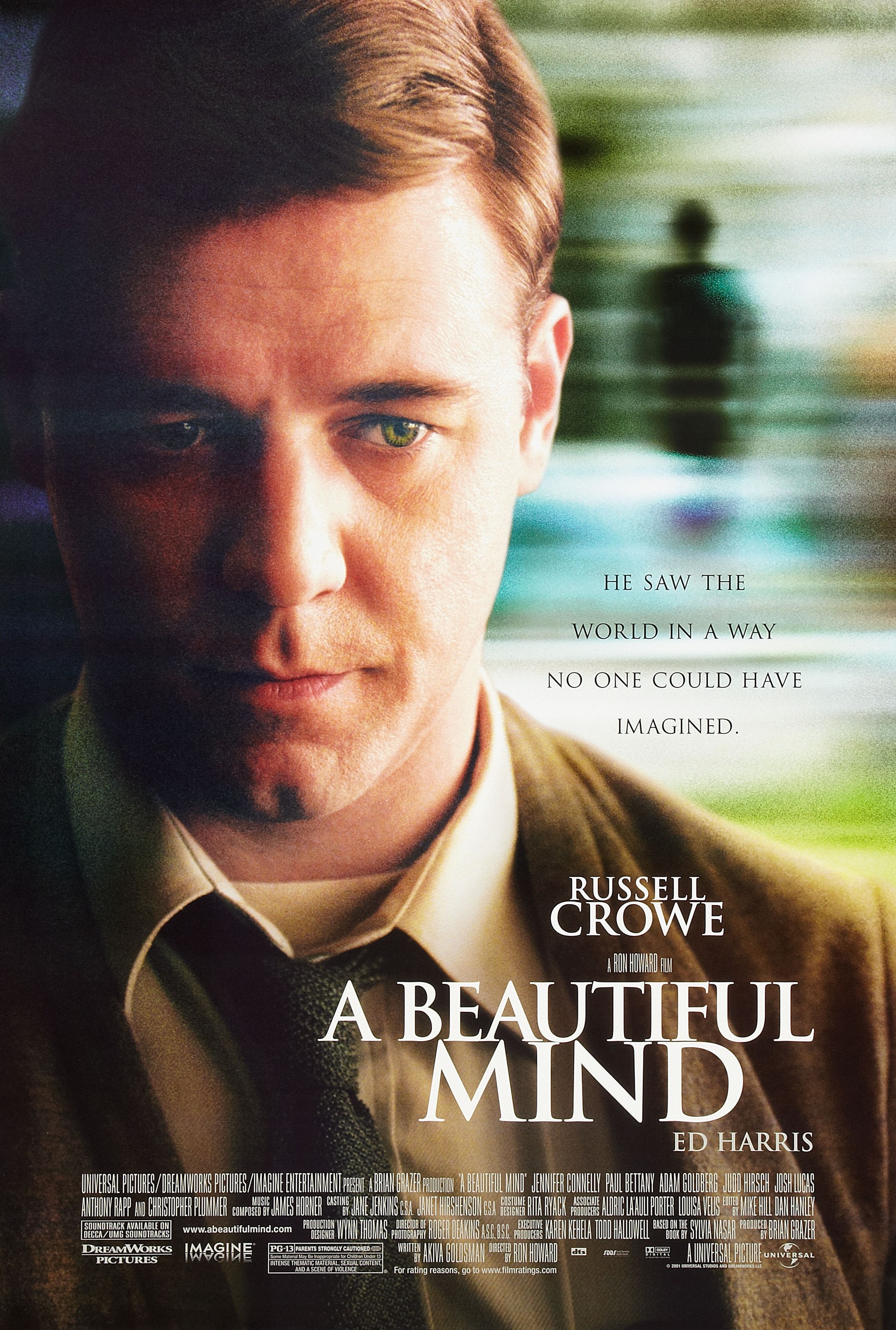 Mega Sized Movie Poster Image for A Beautiful Mind (#1 of 2)