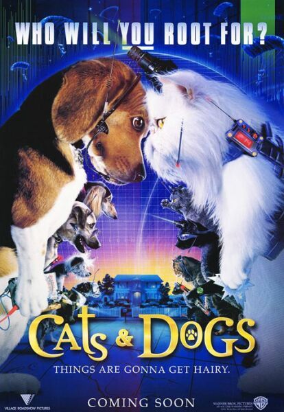 IMP Awards > 2001 Movie Poster Gallery > Cats & Dogs