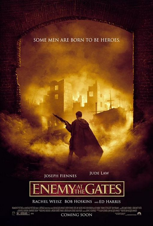 IMP Awards > 2001 Movie Poster Gallery > Enemy at the Gates Poster