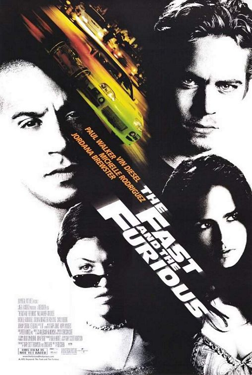 Resultado de imagen de poster de fast and furious 1