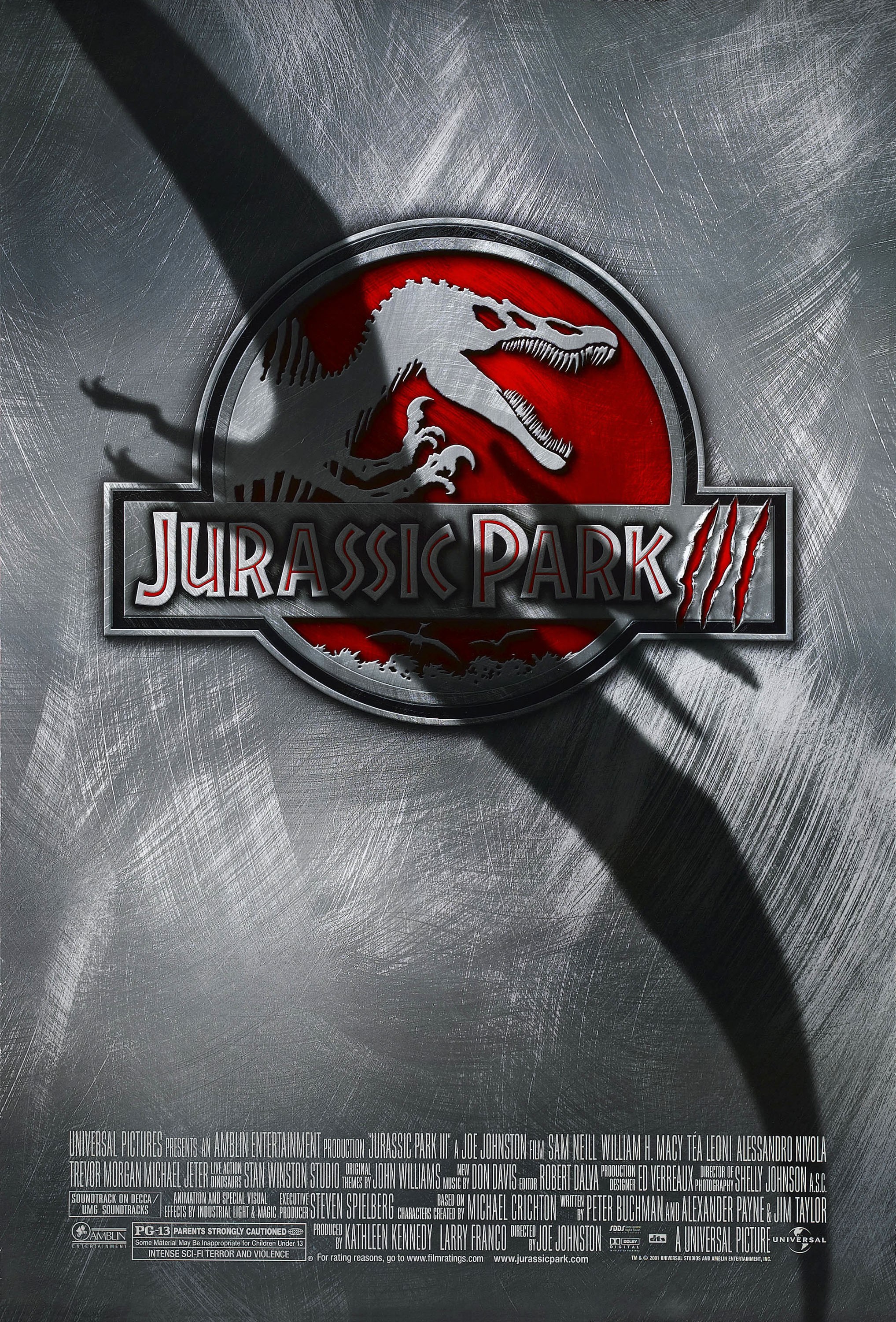 Mega Sized Movie Poster Image for Jurassic Park III (#3 of 3)