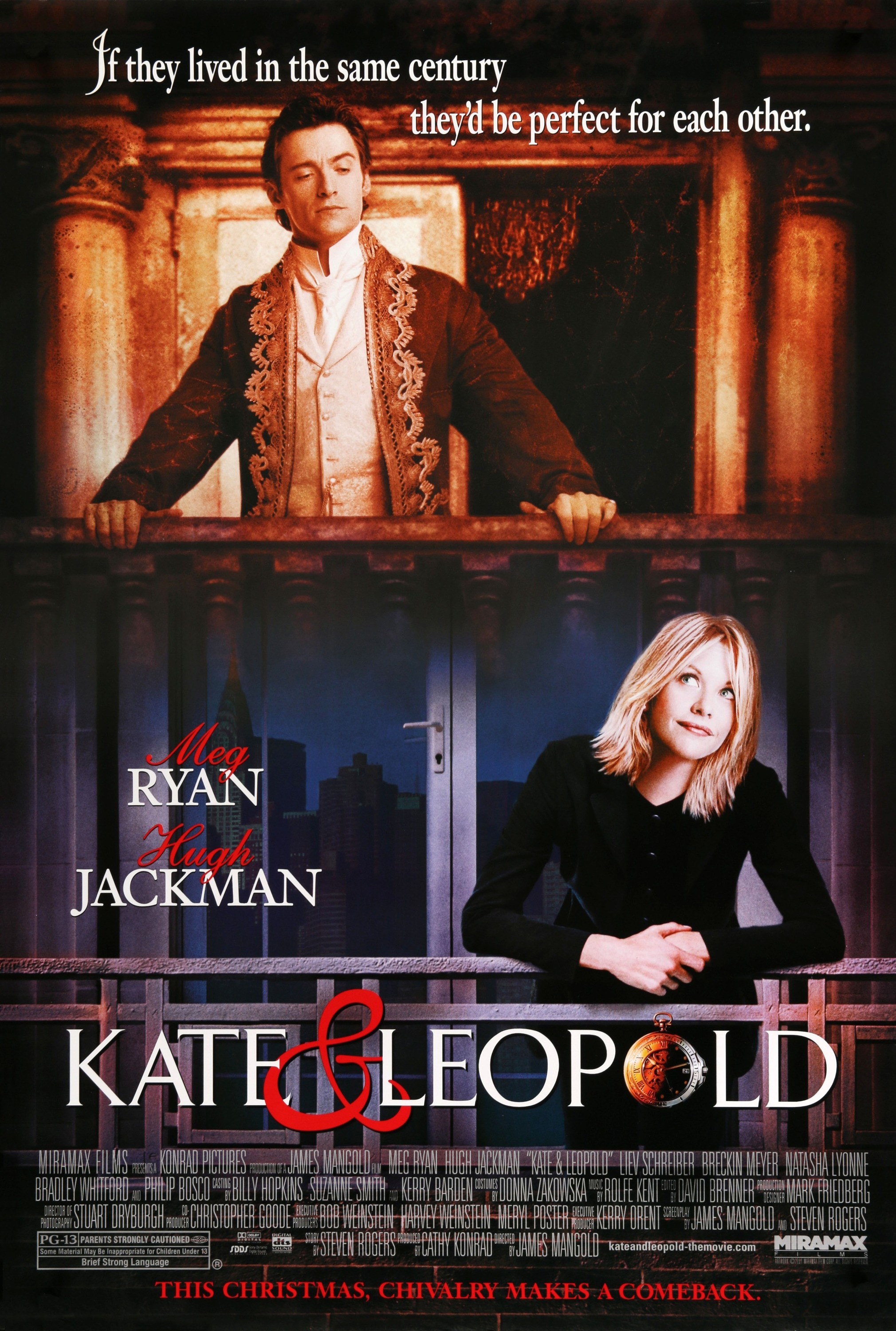 Mega Sized Movie Poster Image for Kate & Leopold (#1 of 4)