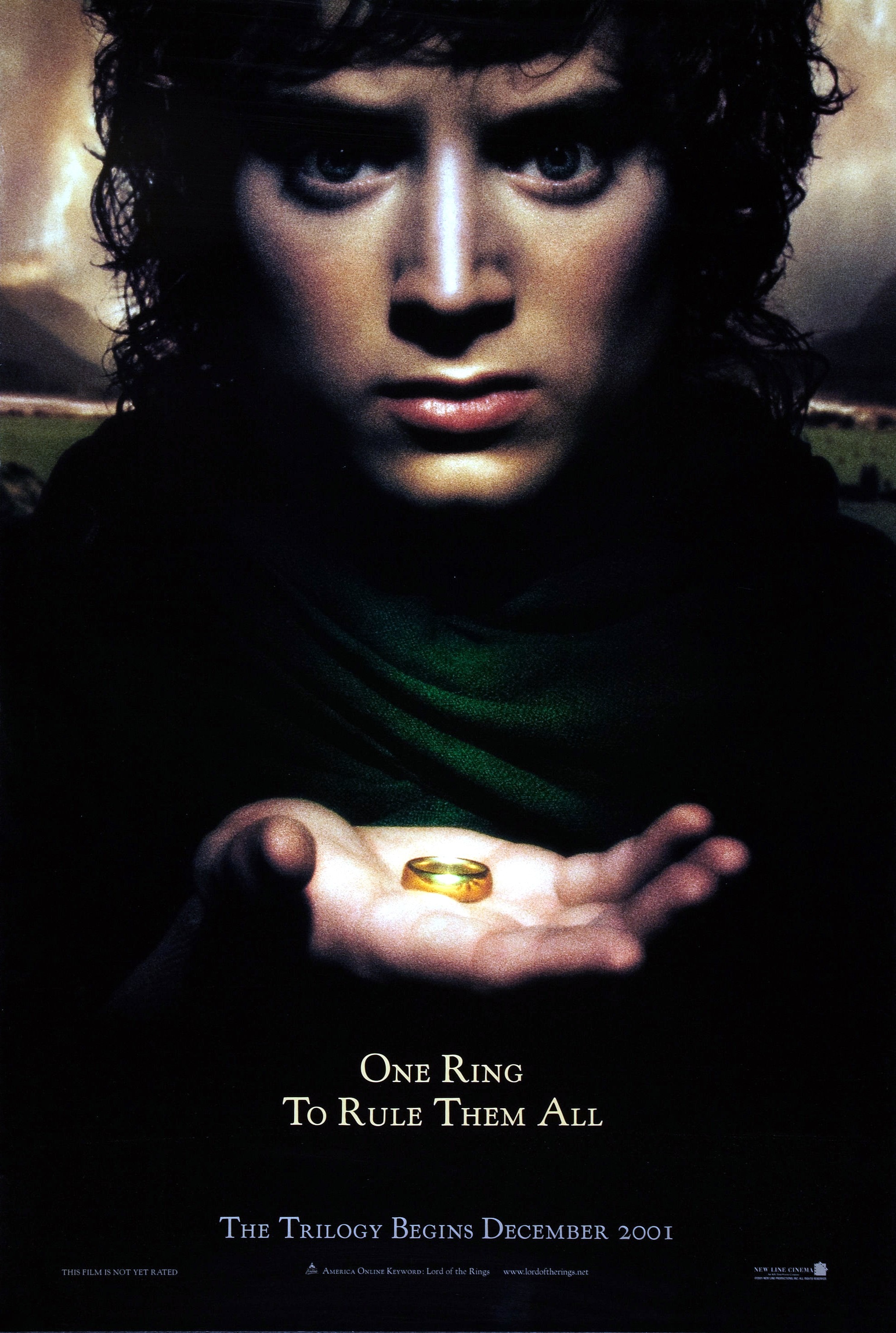 Mega Sized Movie Poster Image for The Lord of the Rings: The Fellowship of the Ring (#2 of 4)