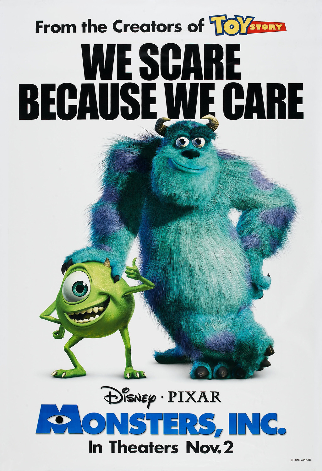 Extra Large Movie Poster Image for Monsters, Inc. (#10 of 10)