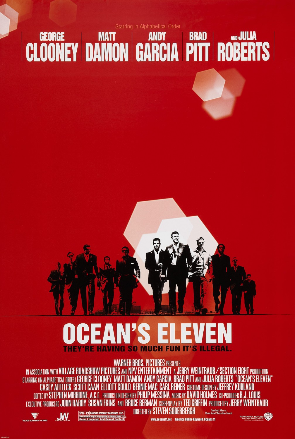 Extra Large Movie Poster Image for Ocean's Eleven (#2 of 5)