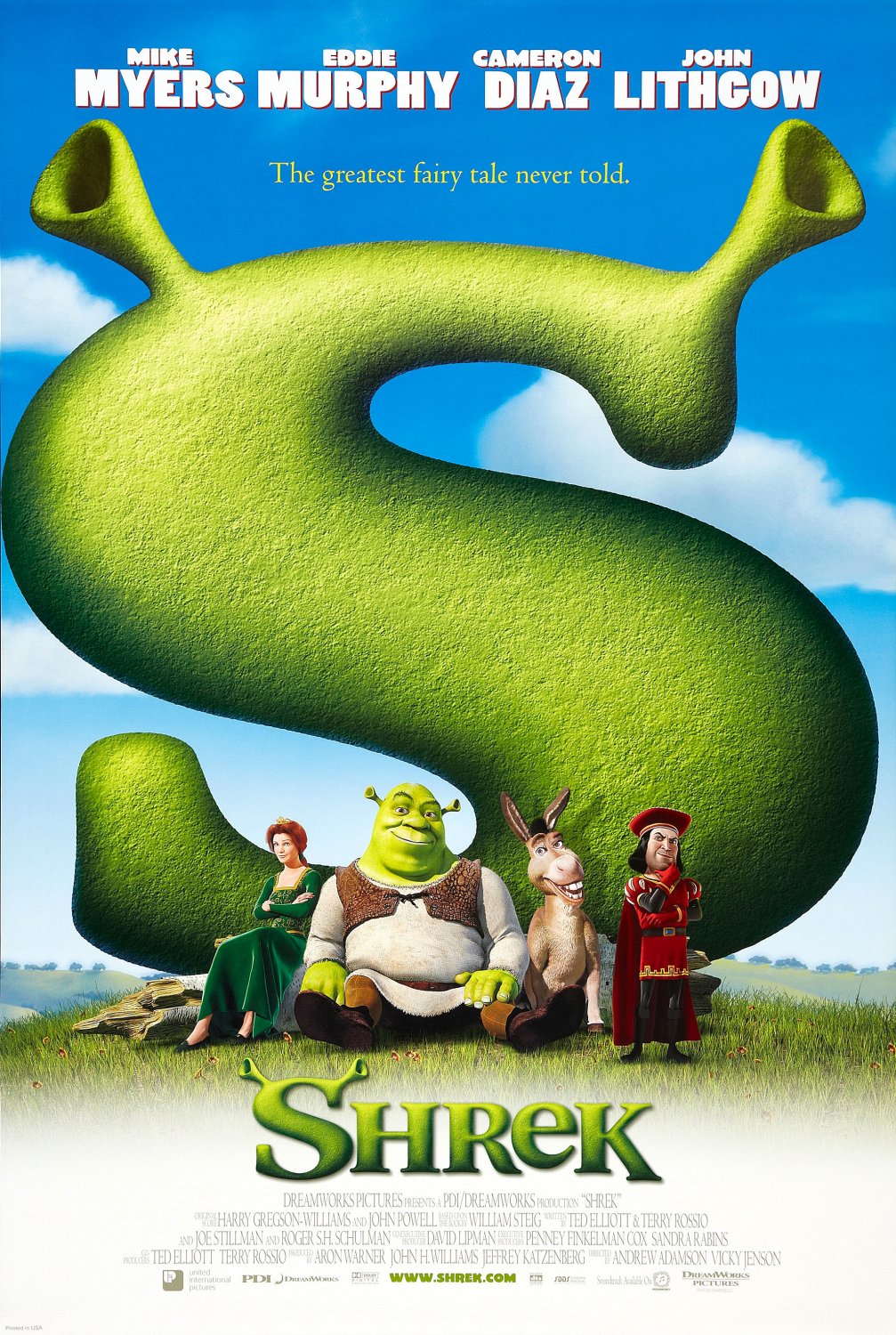 Extra Large Movie Poster Image for Shrek (#2 of 4)
