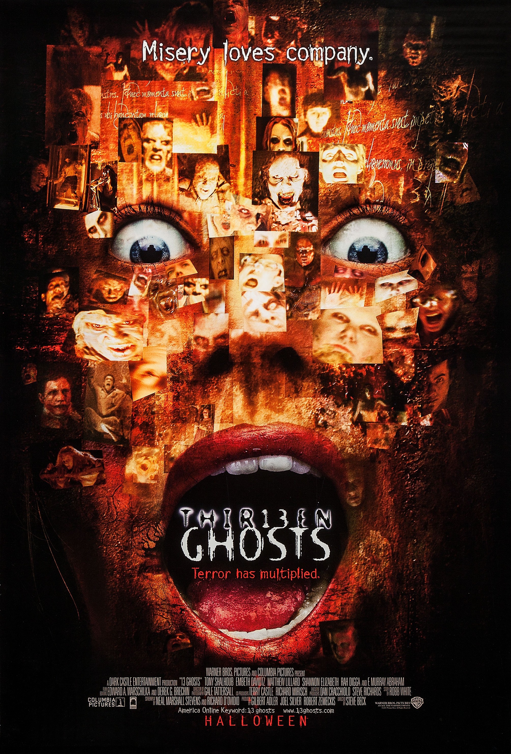 Mega Sized Movie Poster Image for 13 Ghosts 