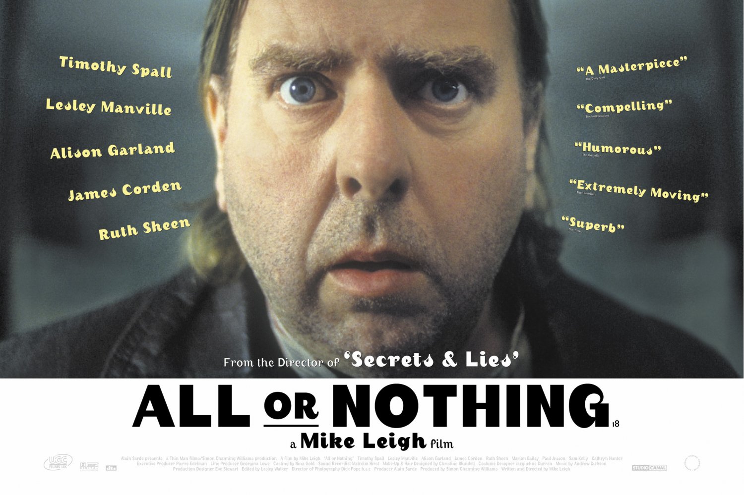 Extra Large Movie Poster Image for All or Nothing (#1 of 2)