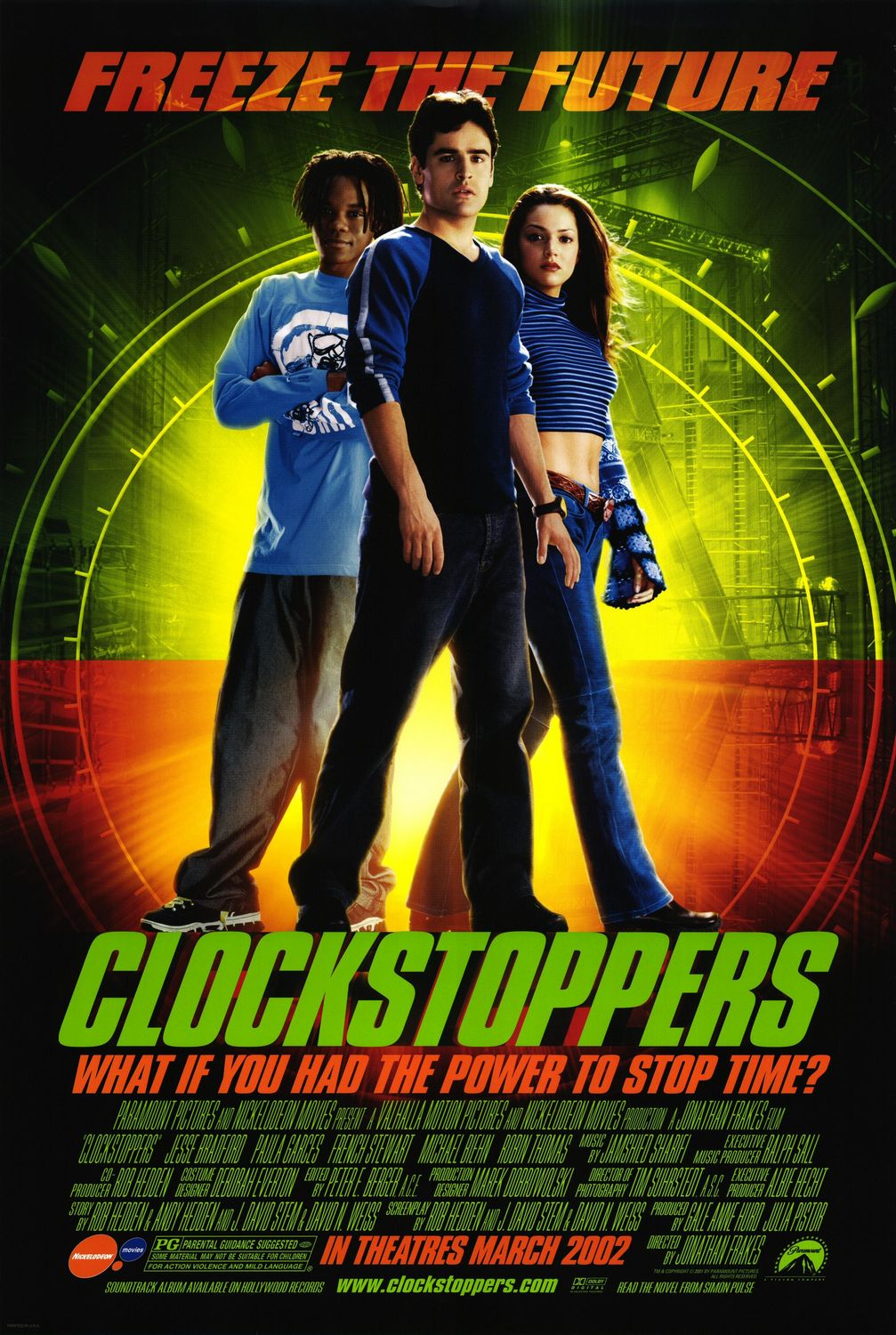 Extra Large Movie Poster Image for Clockstoppers 