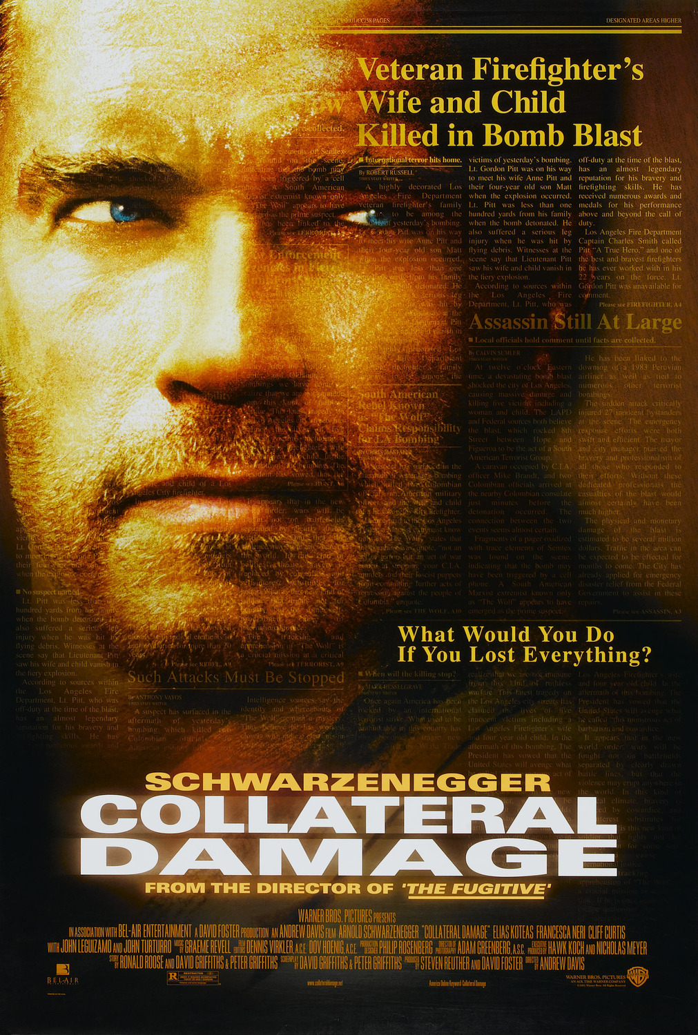 Extra Large Movie Poster Image for Collateral Damage (#1 of 3)