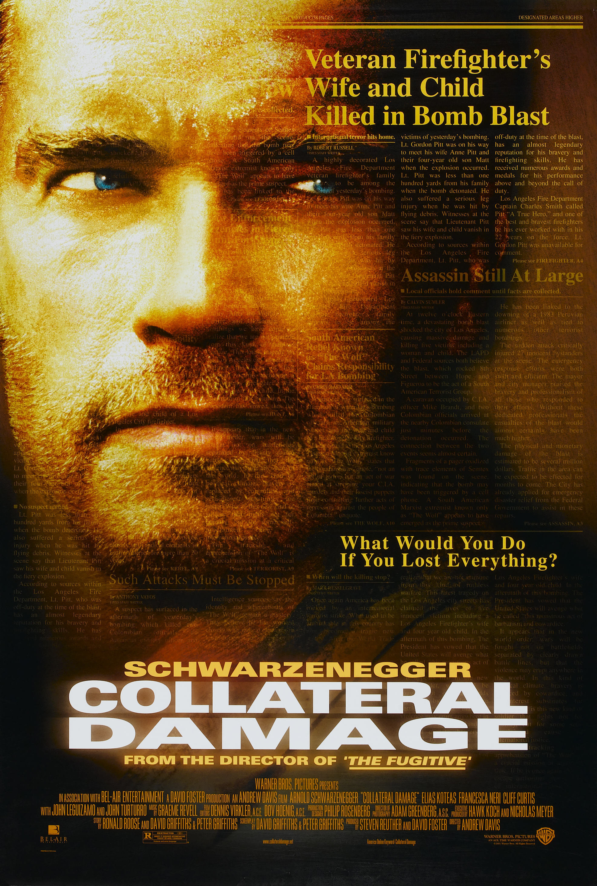 Mega Sized Movie Poster Image for Collateral Damage (#1 of 3)