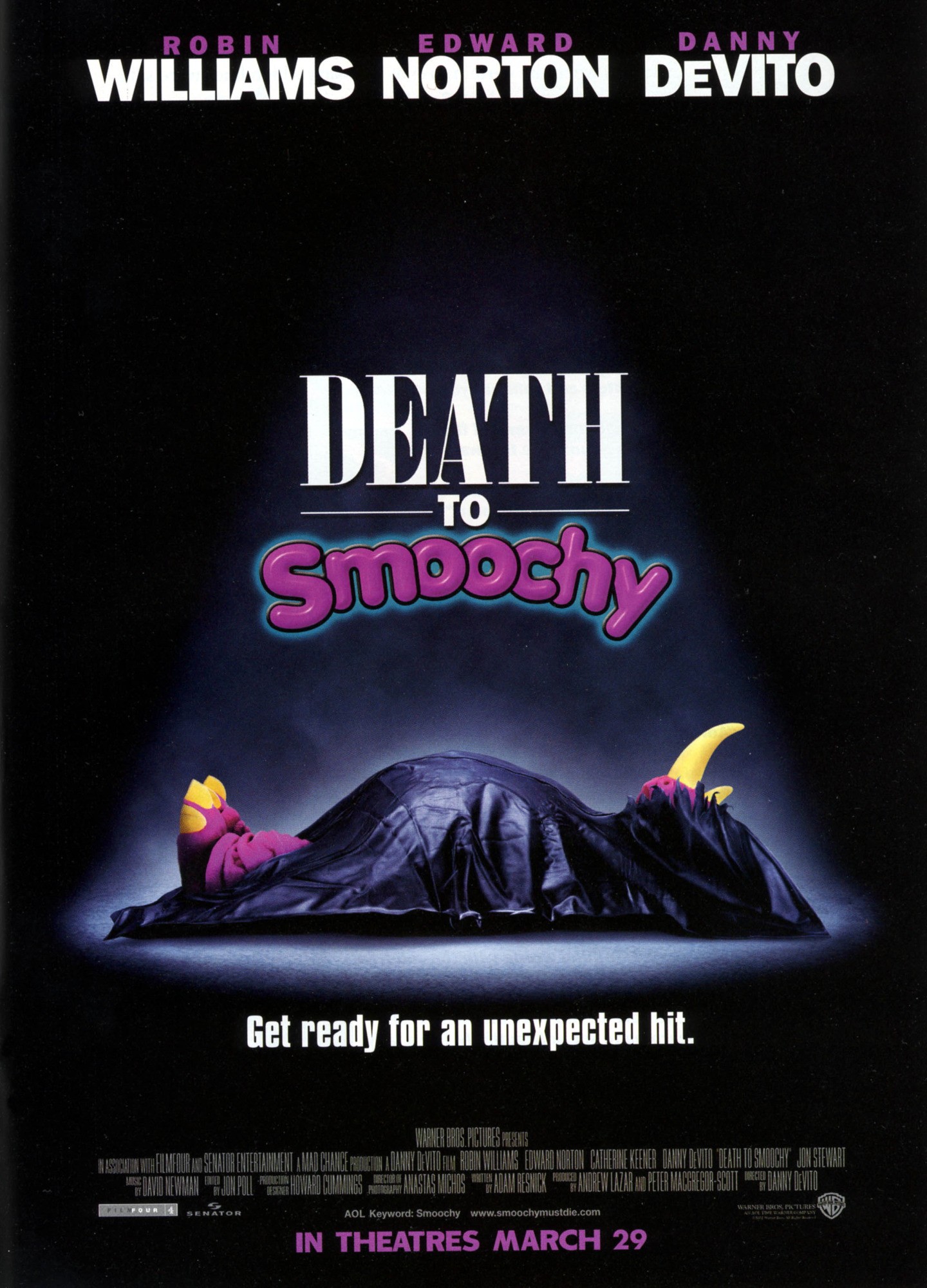 Mega Sized Movie Poster Image for Death to Smoochy (#1 of 2)