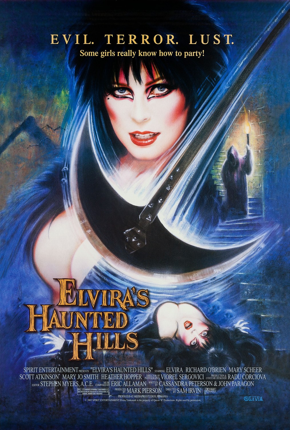 Extra Large Movie Poster Image for Elvira's Haunted Hills 