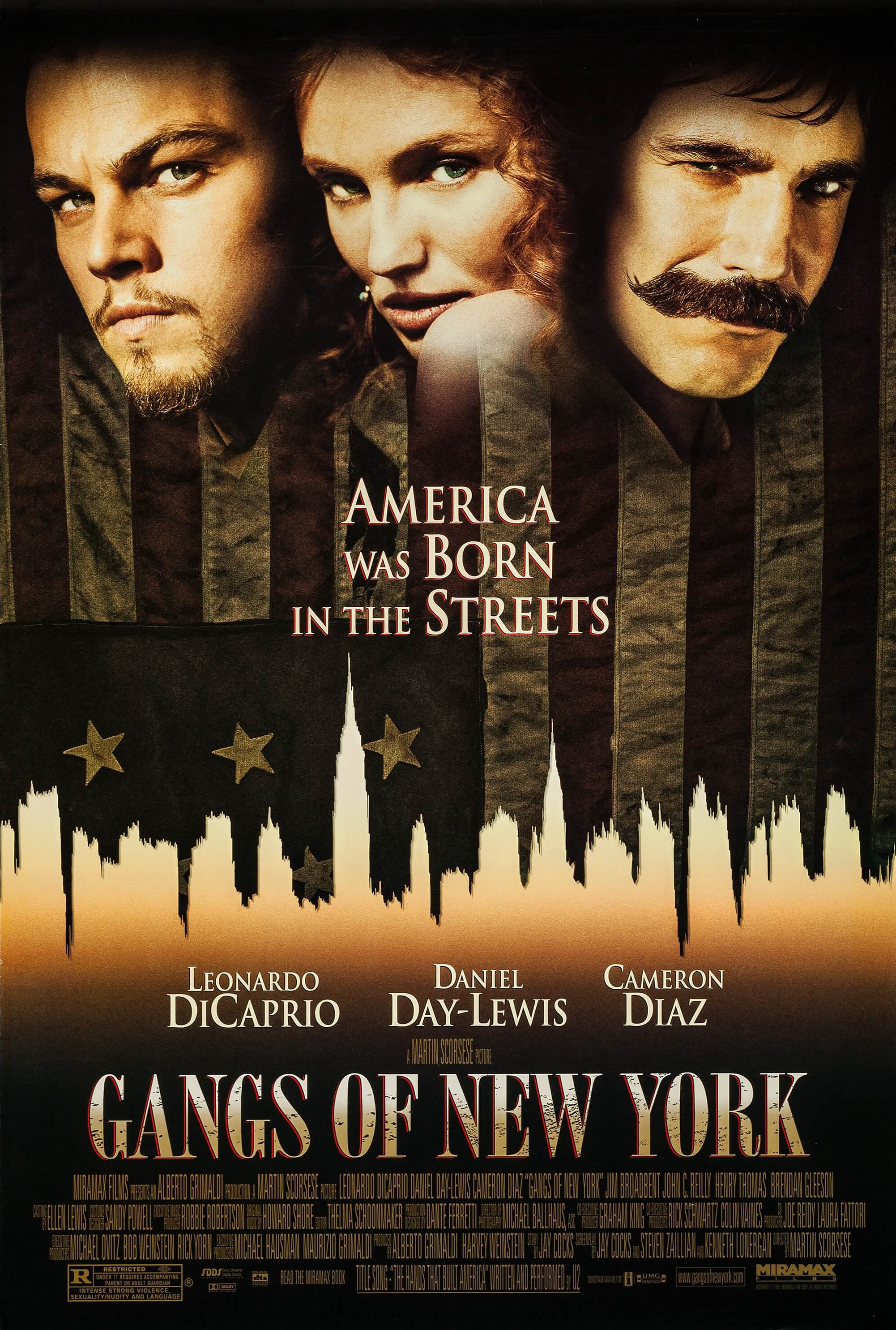 Mega Sized Movie Poster Image for Gangs of New York (#4 of 6)