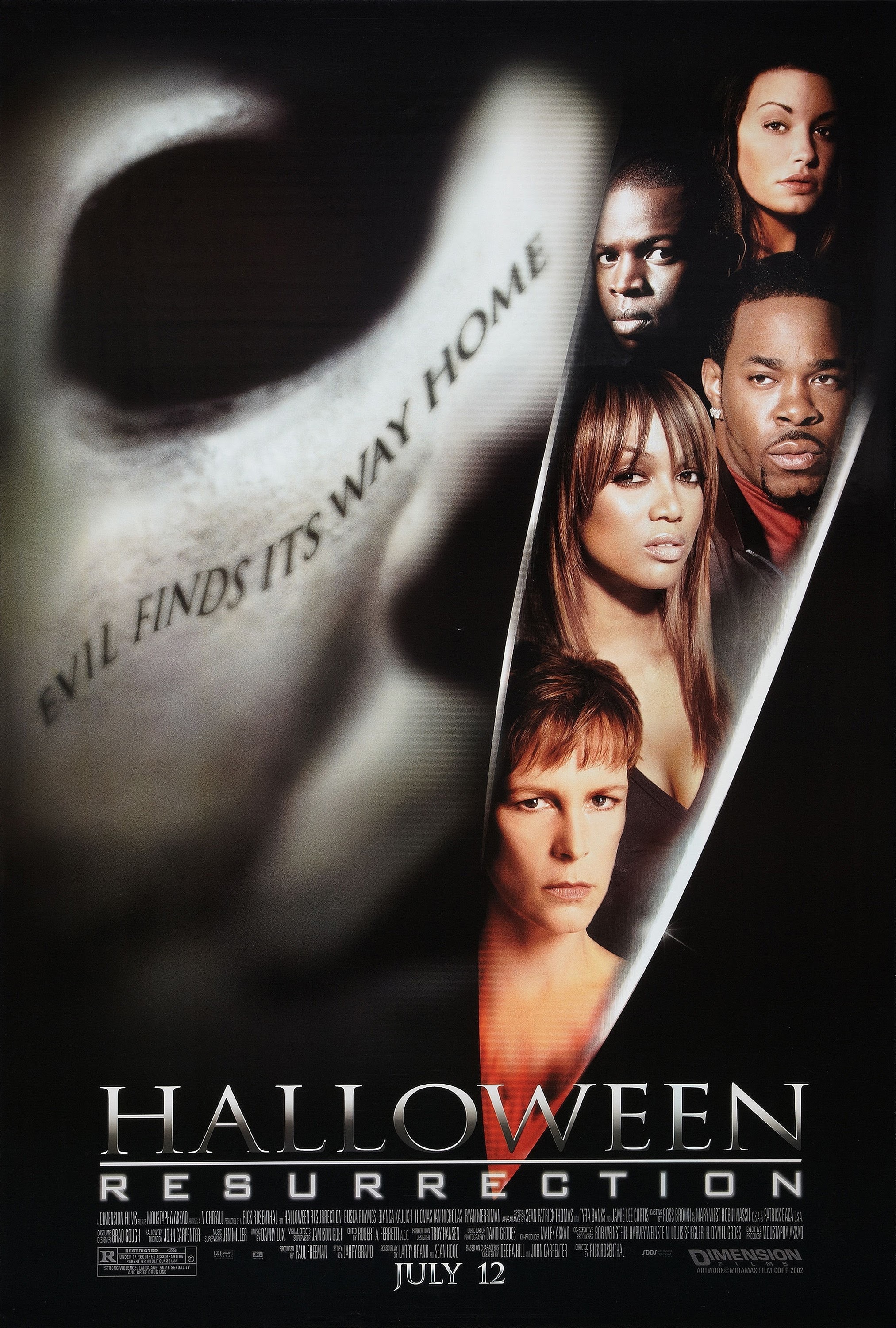 Mega Sized Movie Poster Image for Halloween: Resurrection (#2 of 2)