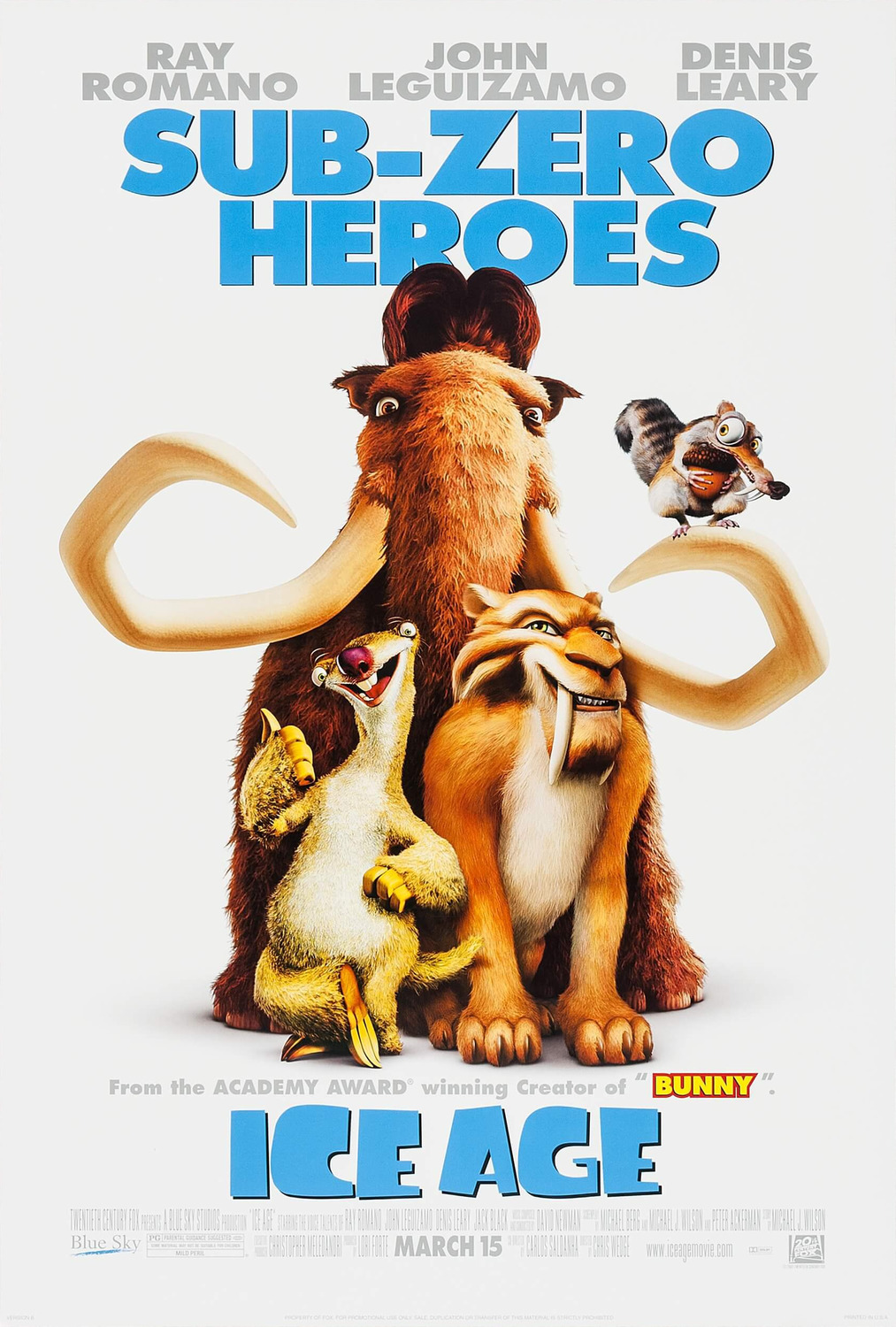 Extra Large Movie Poster Image for Ice Age (#2 of 4)
