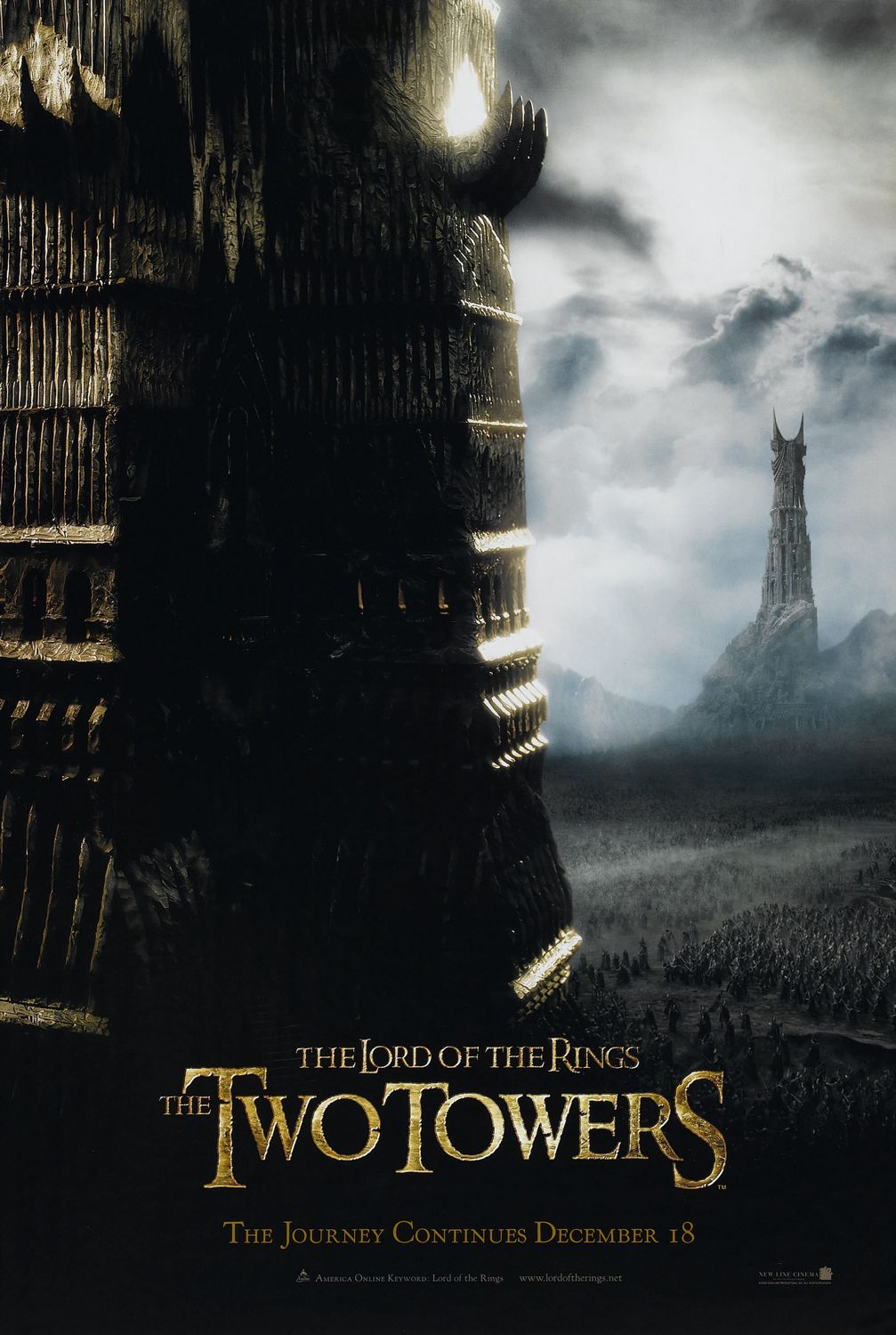 Extra Large Movie Poster Image for The Lord of the Rings: The Two Towers (#1 of 5)