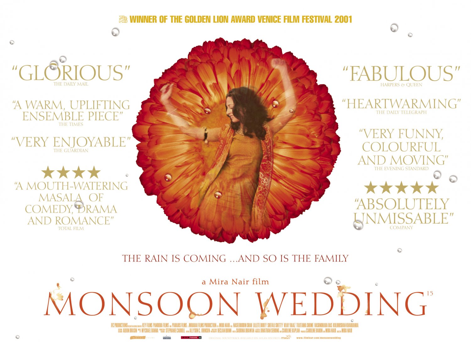 Extra Large Movie Poster Image for Monsoon Wedding (#3 of 8)
