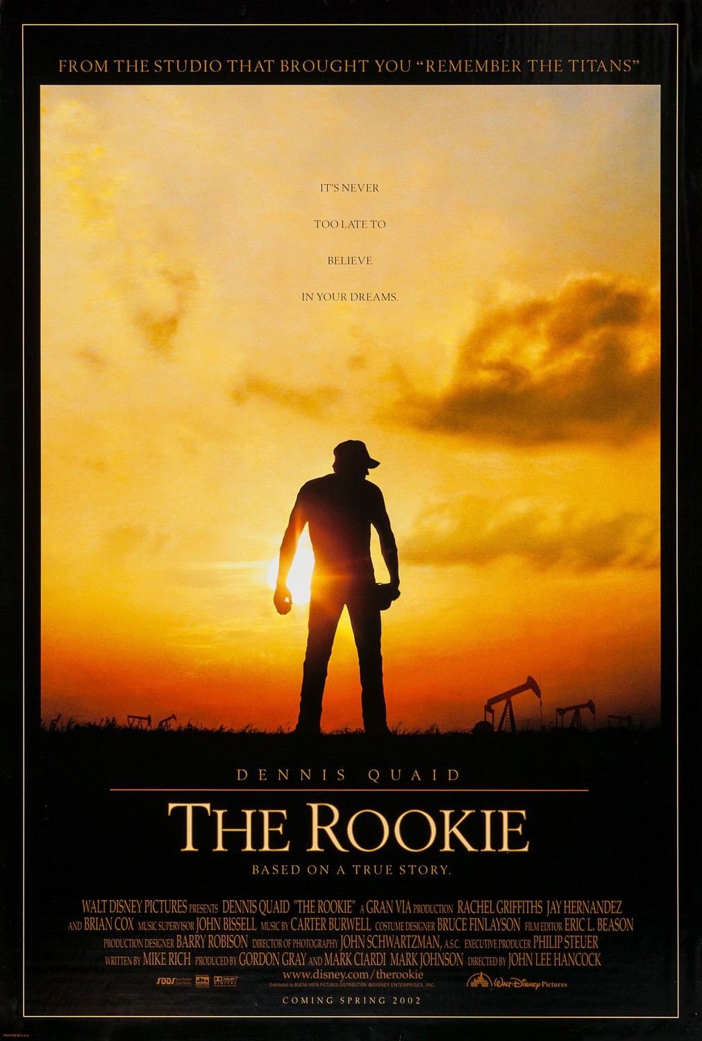 Extra Large Movie Poster Image for The Rookie (#1 of 3)