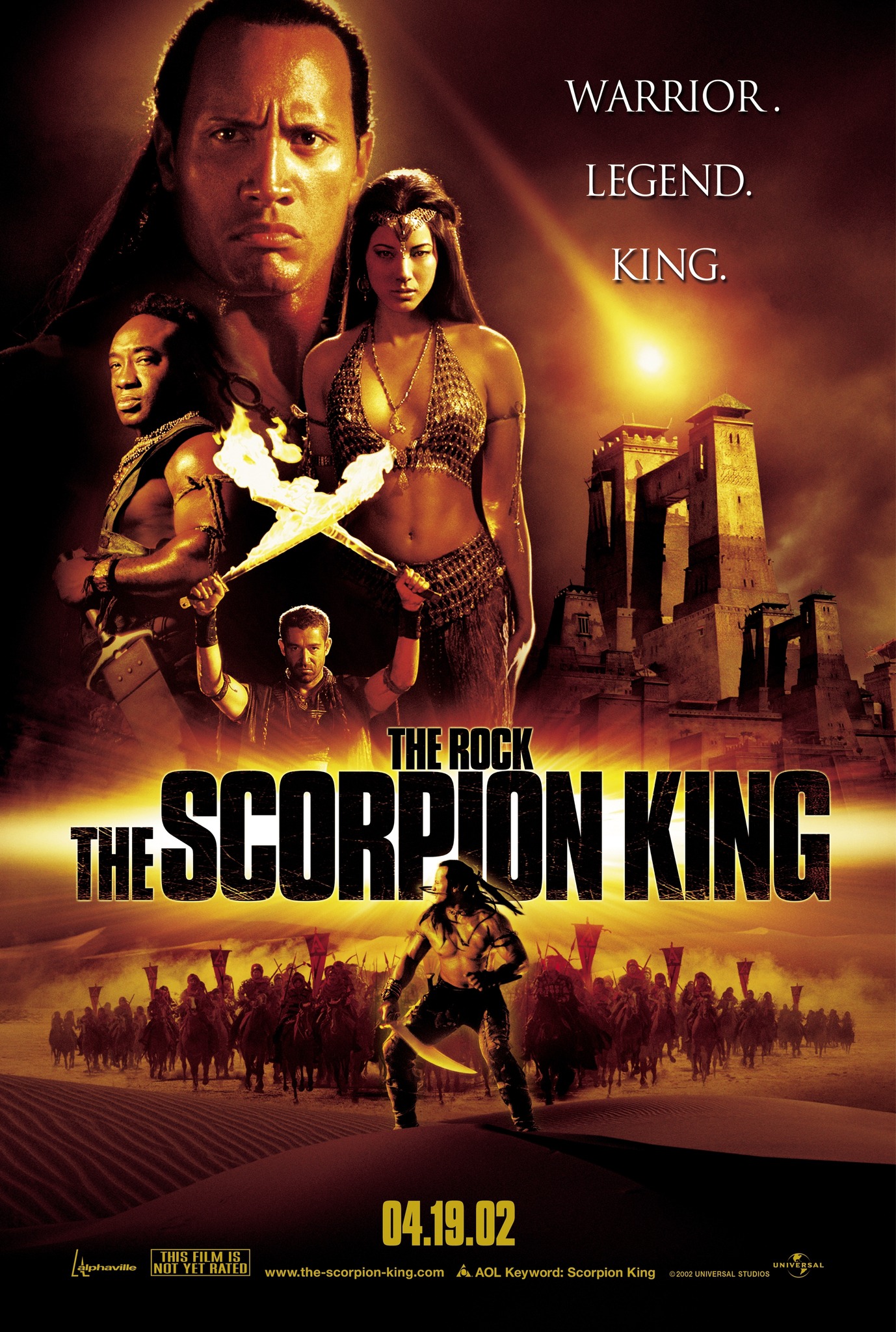 Mega Sized Movie Poster Image for The Scorpion King (#2 of 2)