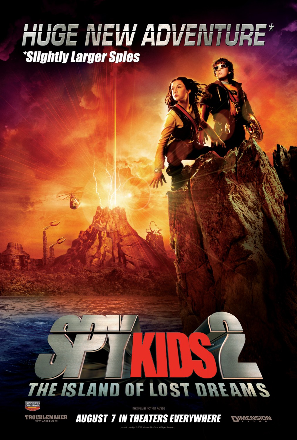 Extra Large Movie Poster Image for Spy Kids 2: The Island of Lost Dreams (#1 of 3)
