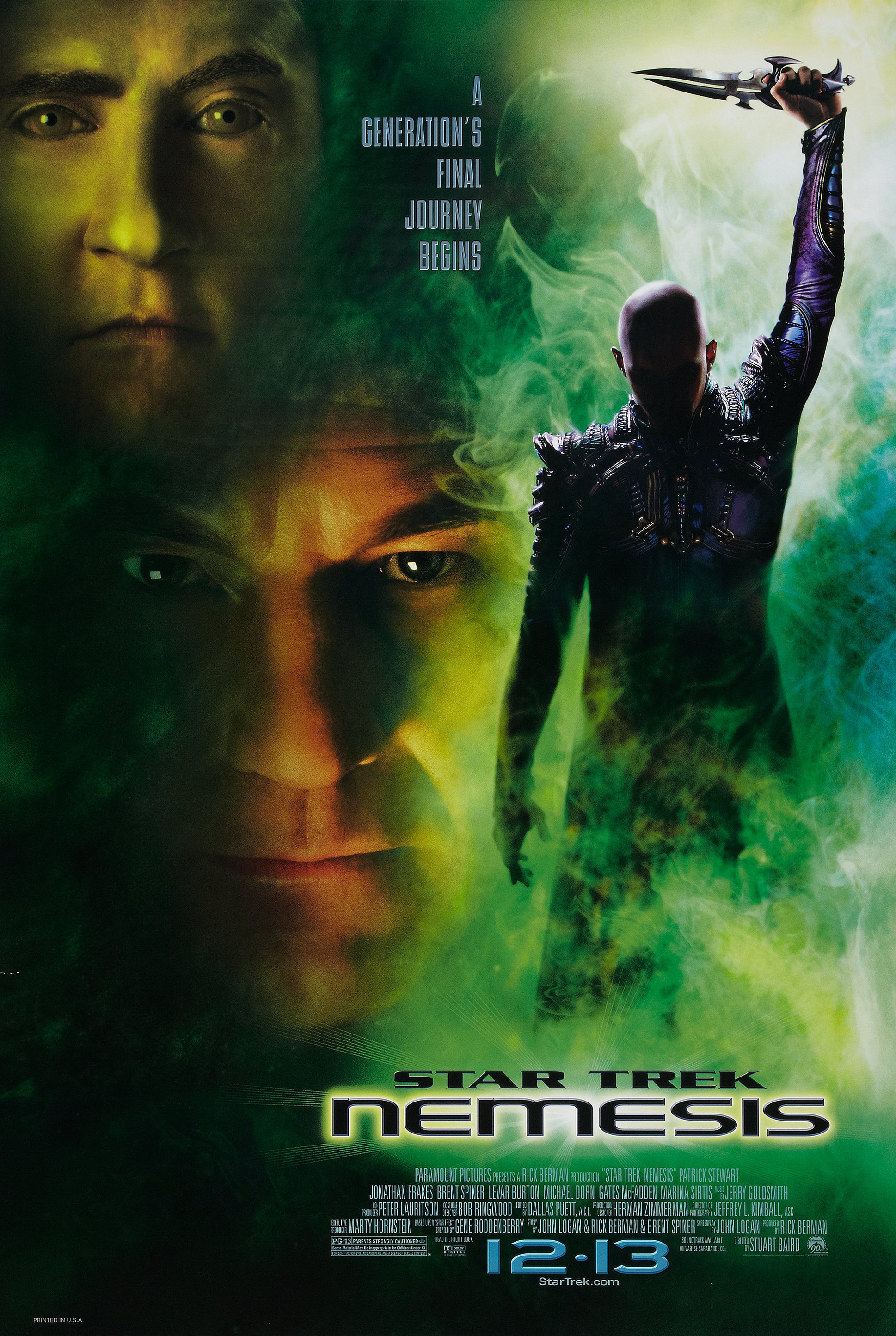 Mega Sized Movie Poster Image for Star Trek: Nemesis (#2 of 3)
