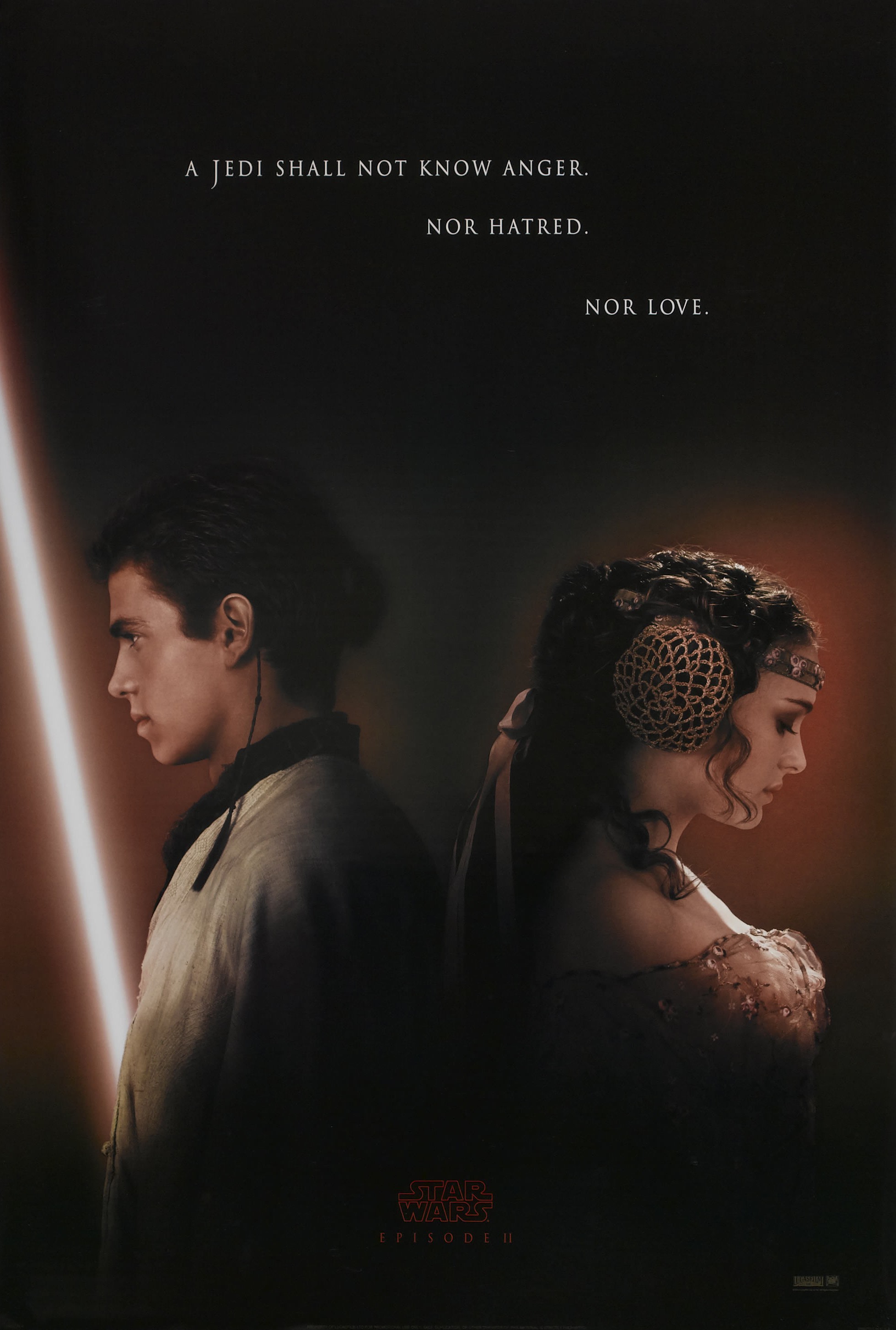 Mega Sized Movie Poster Image for Star Wars Episode 2: Attack of the Clones (#1 of 3)
