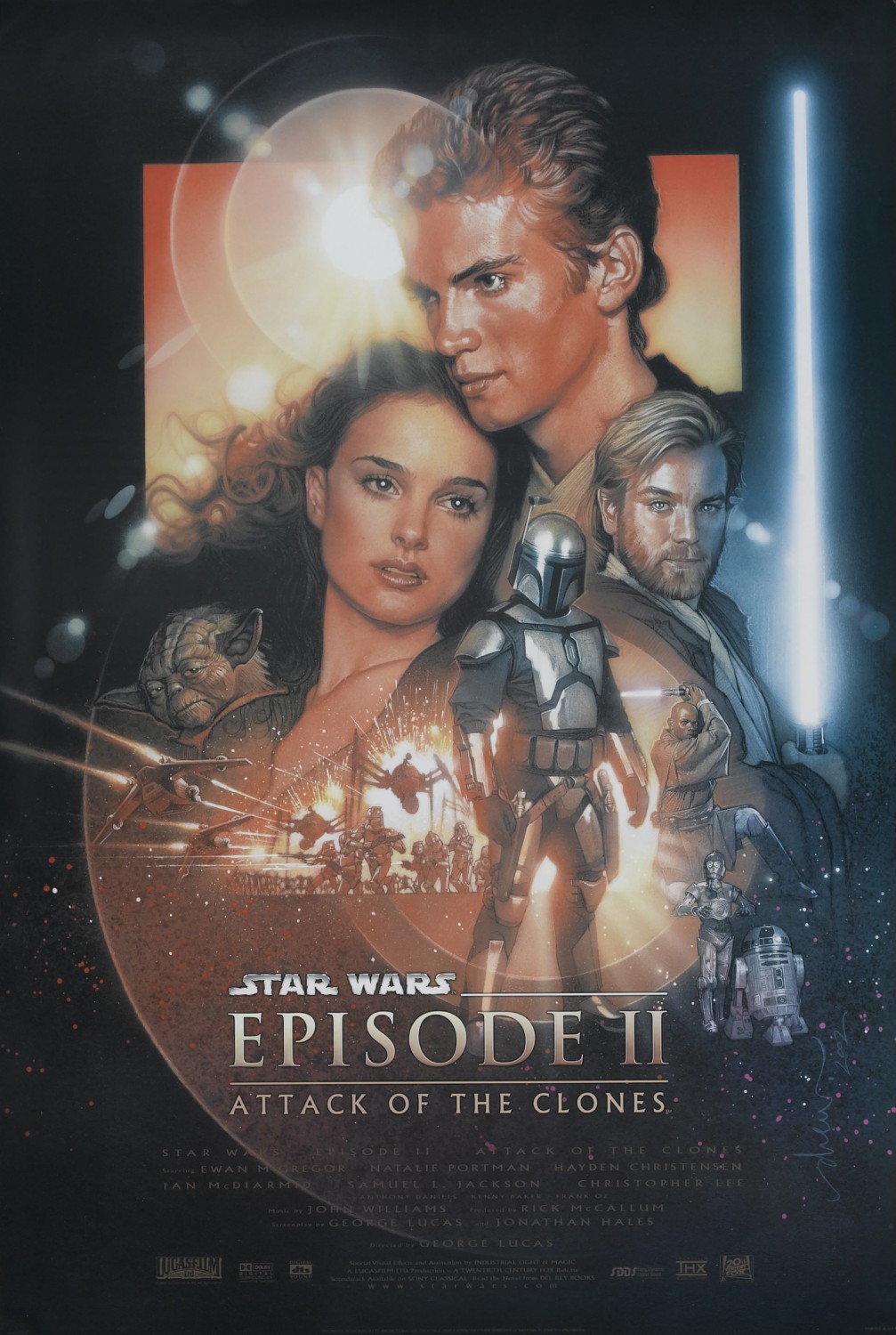 Extra Large Movie Poster Image for Star Wars Episode 2: Attack of the Clones (#2 of 3)