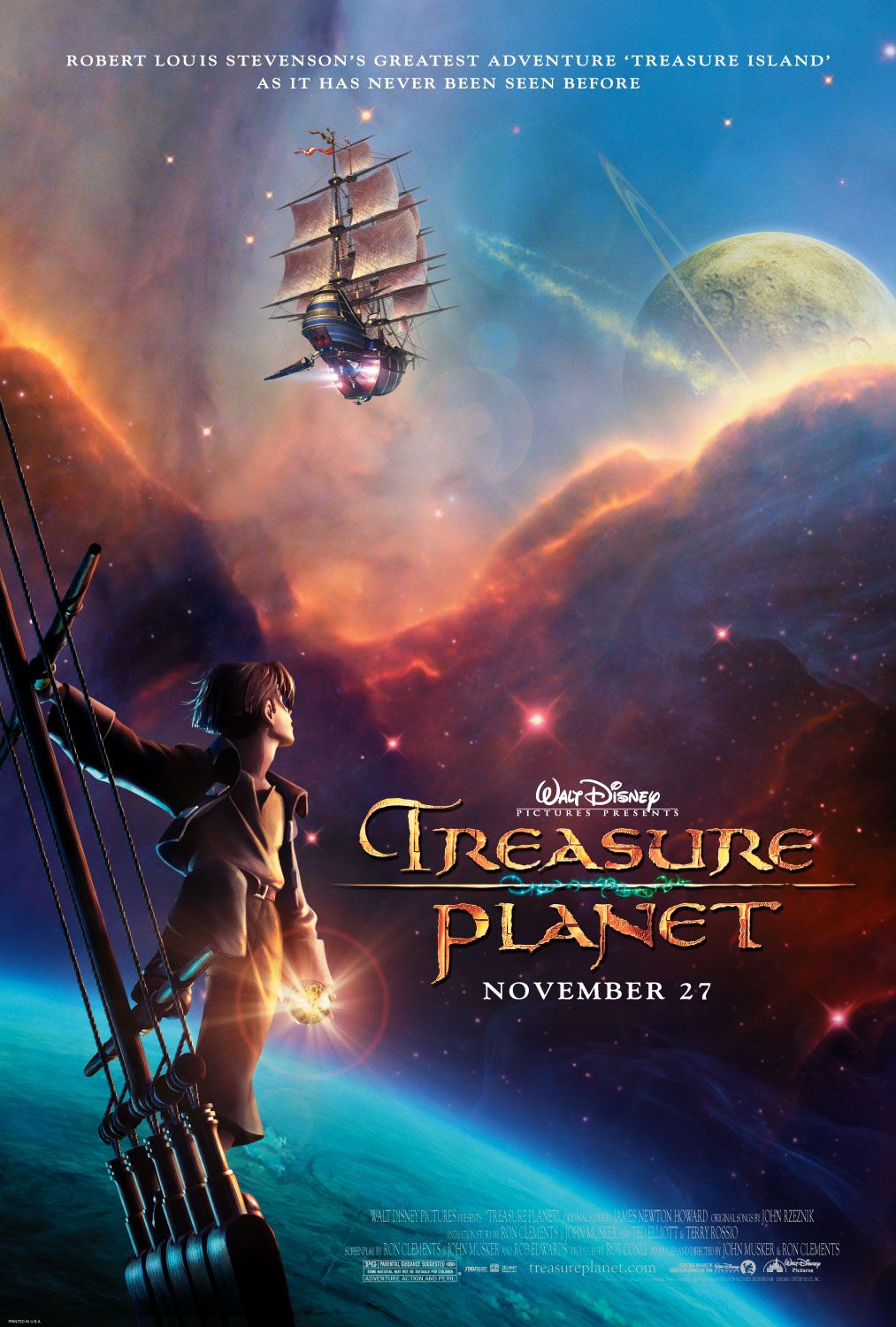 Extra Large Movie Poster Image for Treasure Planet (#1 of 3)