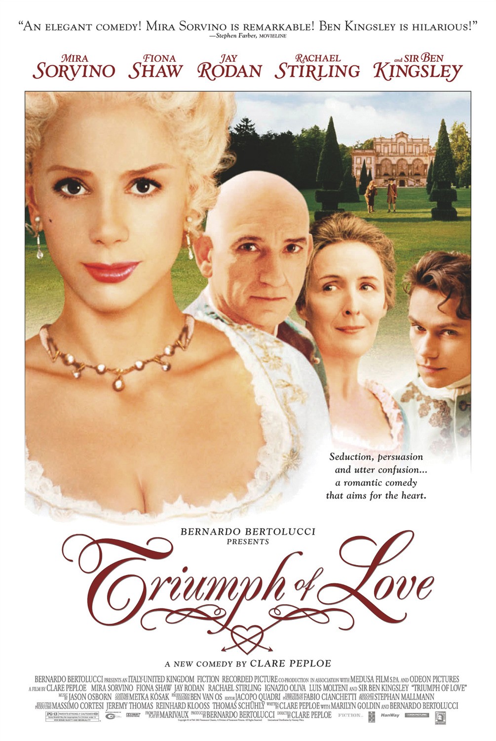 Extra Large Movie Poster Image for Triumph of Love (#1 of 2)